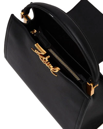 K/Signature Medium Leather Top Handle Bag Gallery