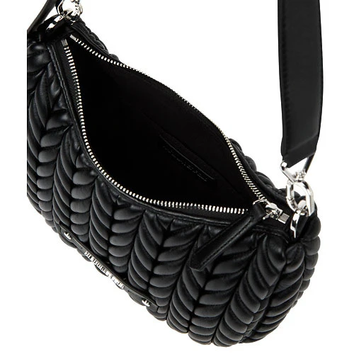 K/Weave Leather Small Hobo Shoulder Bag Gallery