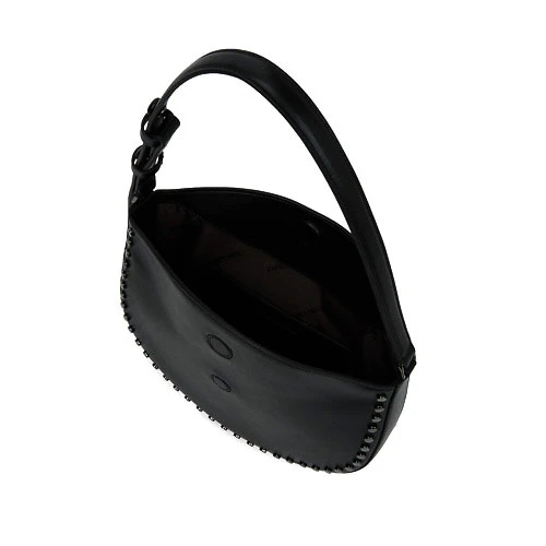 K/Signature Studded Moon Shoulder Bag Gallery