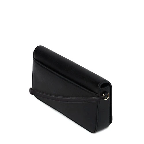 K/Signature Leather Mini Shoulder Bag with Chain Details Gallery