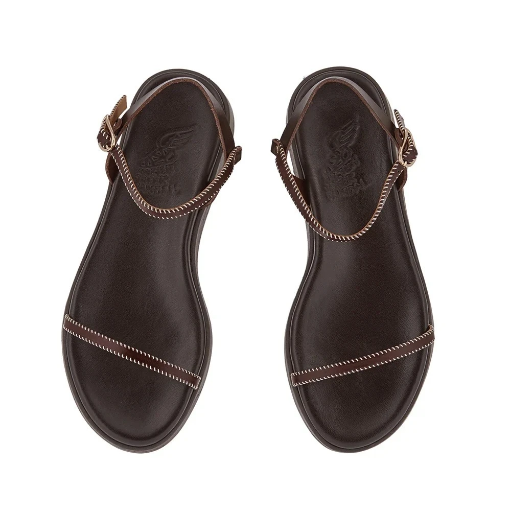 Flatform Strappy Sandals with Artisan Detail Gallery