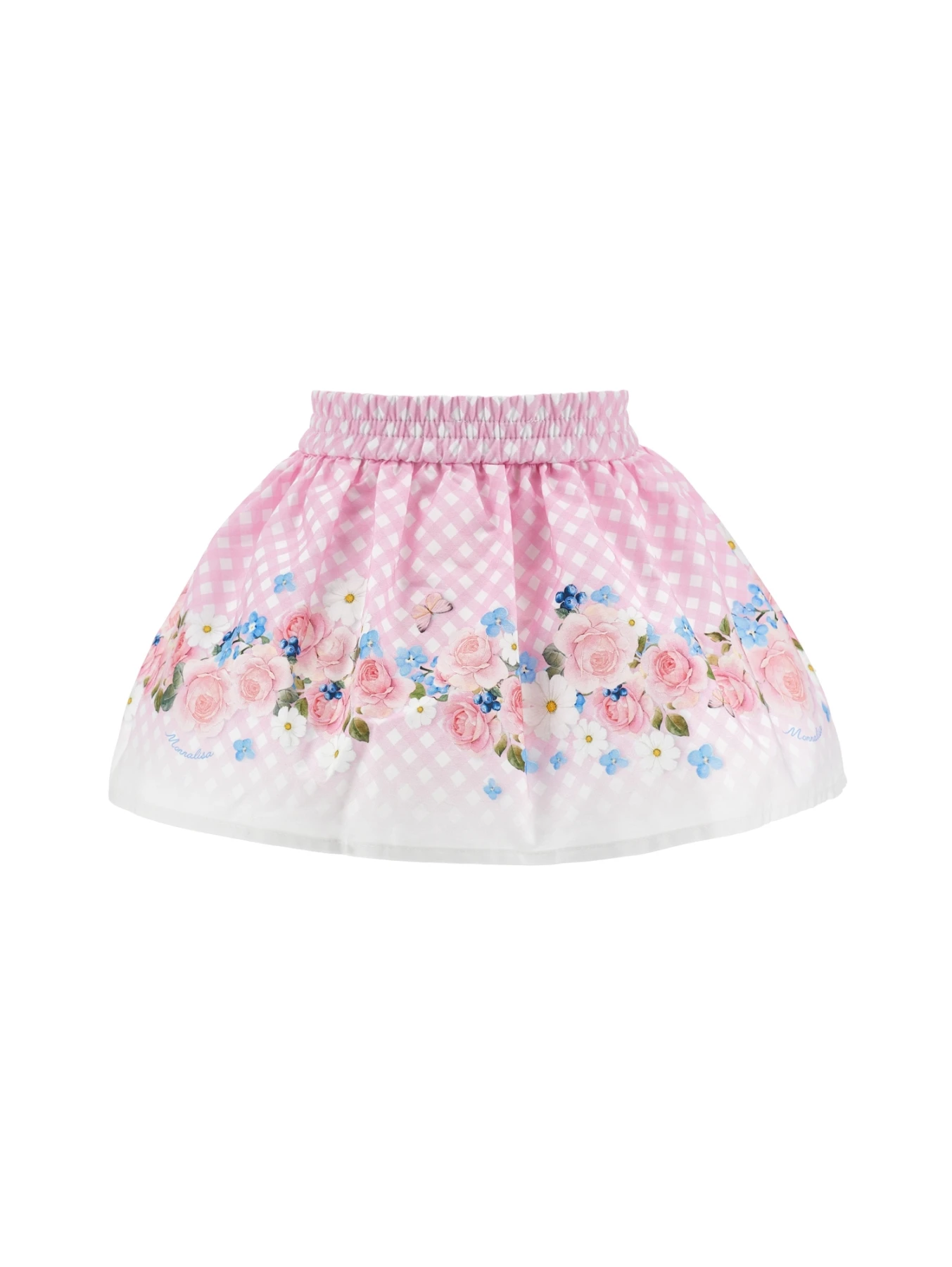 Floral Checkered Skirt Gallery