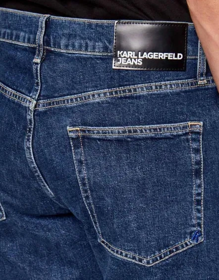 Tapered Fit Denim Jeans Gallery