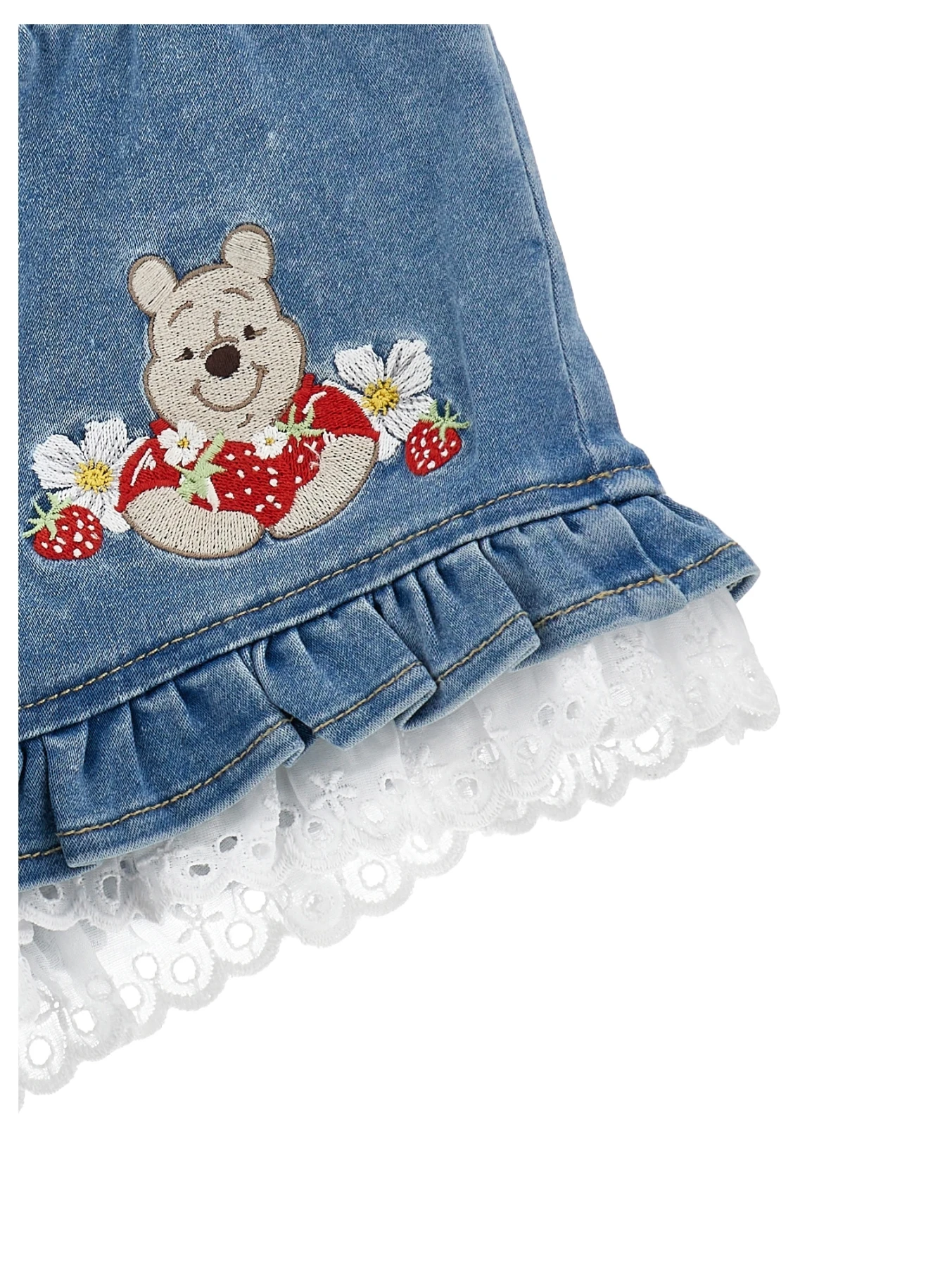 Baby Girl Winnie the Pooh Denim Shorts Gallery