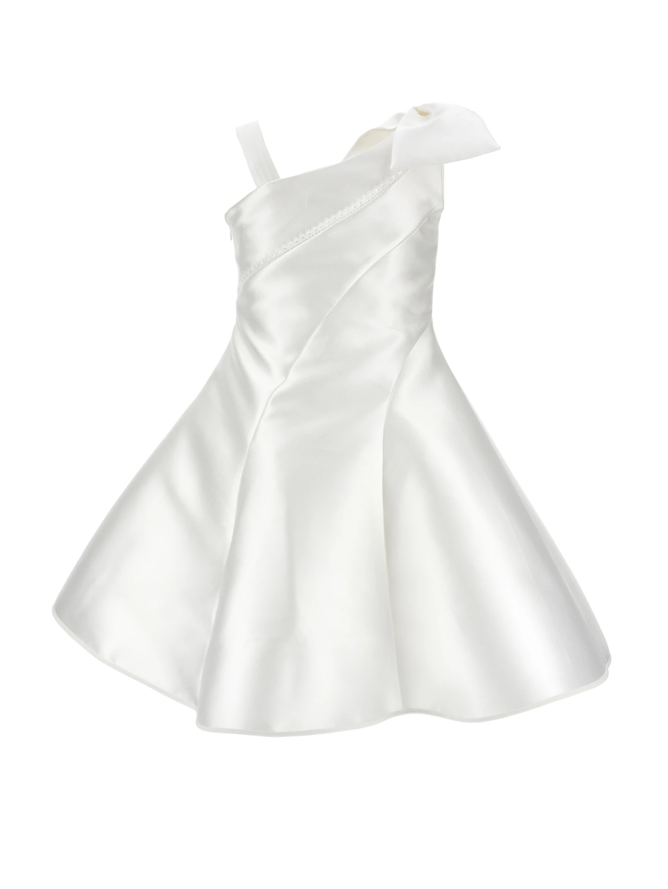 One-shoulder Dress with Bow Gallery