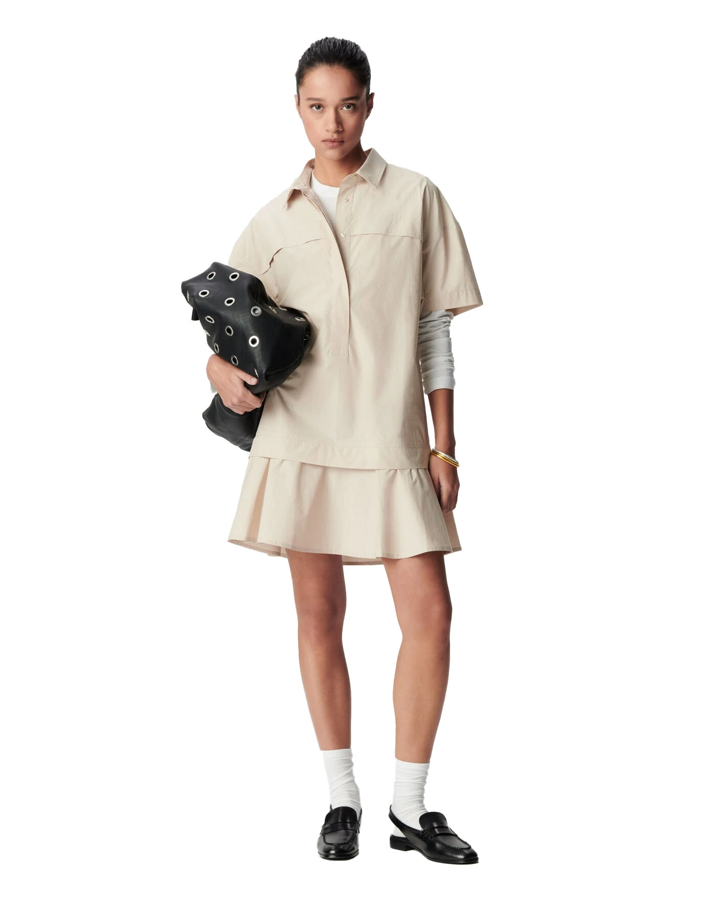 Short Trompe-l'oeil Skirt Dress Gallery