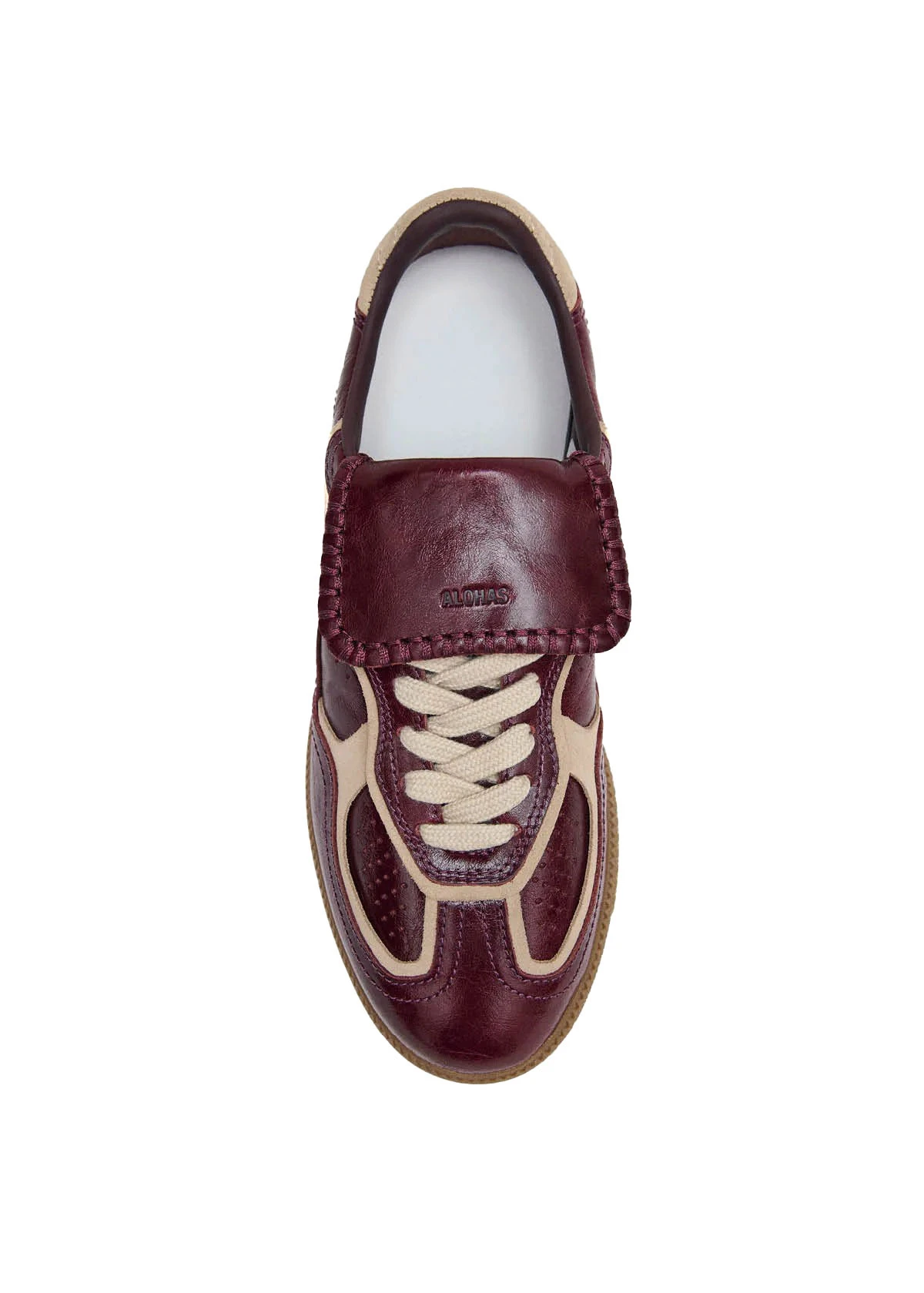 Patent Deep Burgundy Leather Sneakers Gallery