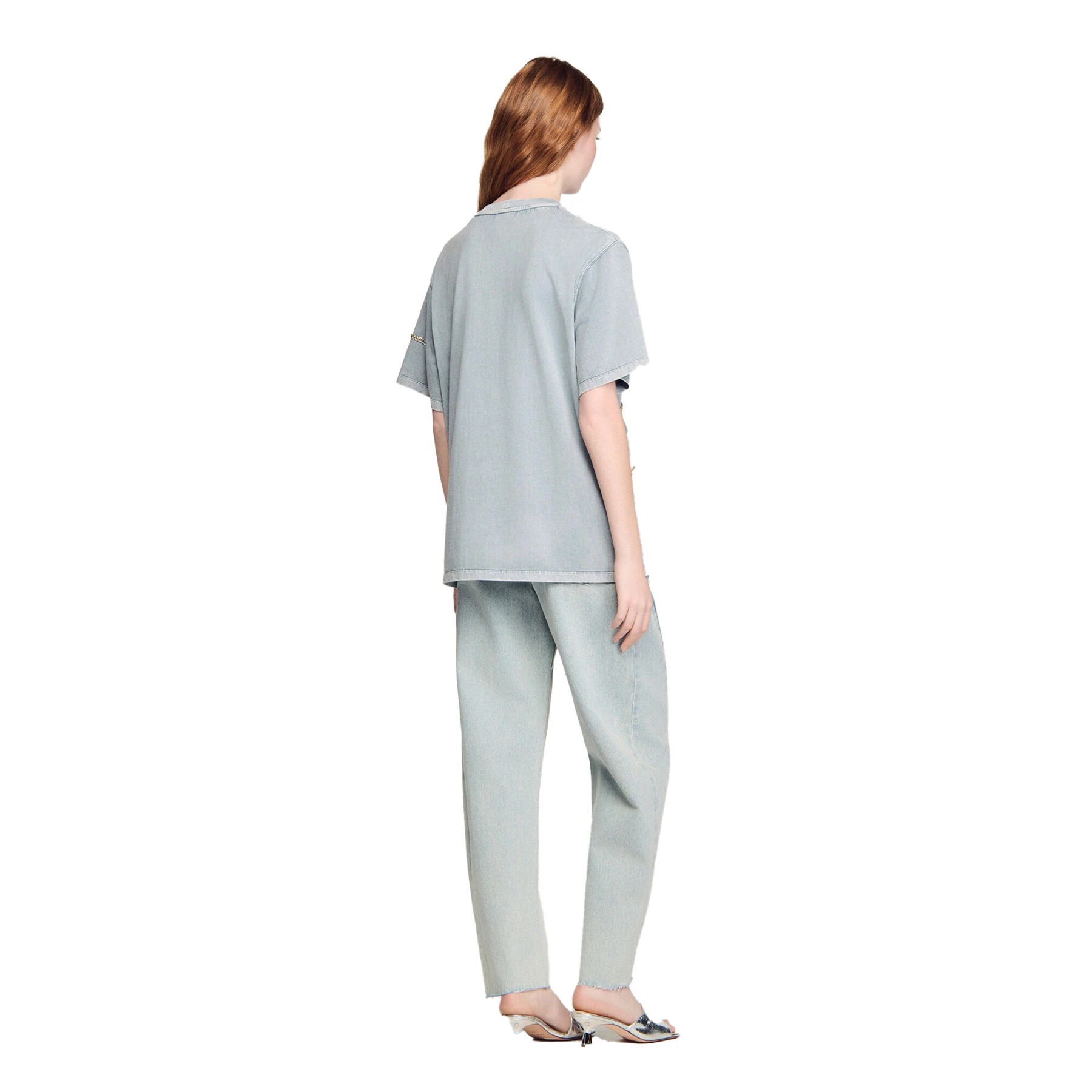 Loose Fit Rhinestone T-Shirt Gallery