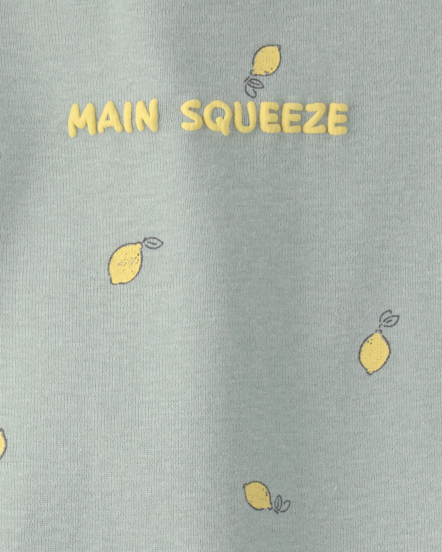 Baby Girl 'Main Squeeze' Lemon Short-Sleeve Romper - Green Gallery