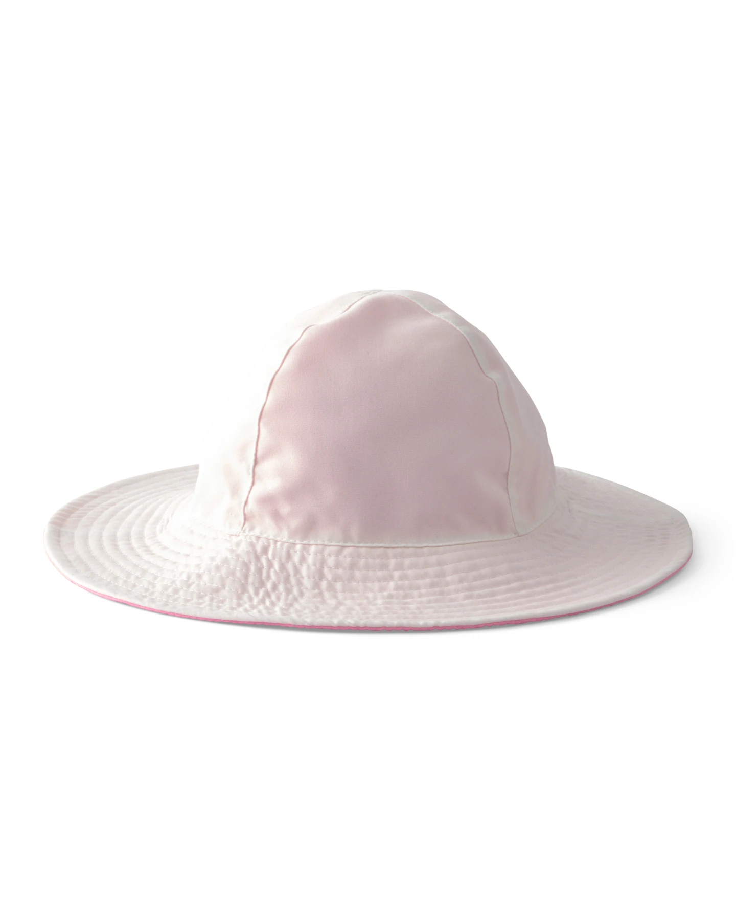 Baby Girl Reversible Swim Hat - Pink/White Gallery