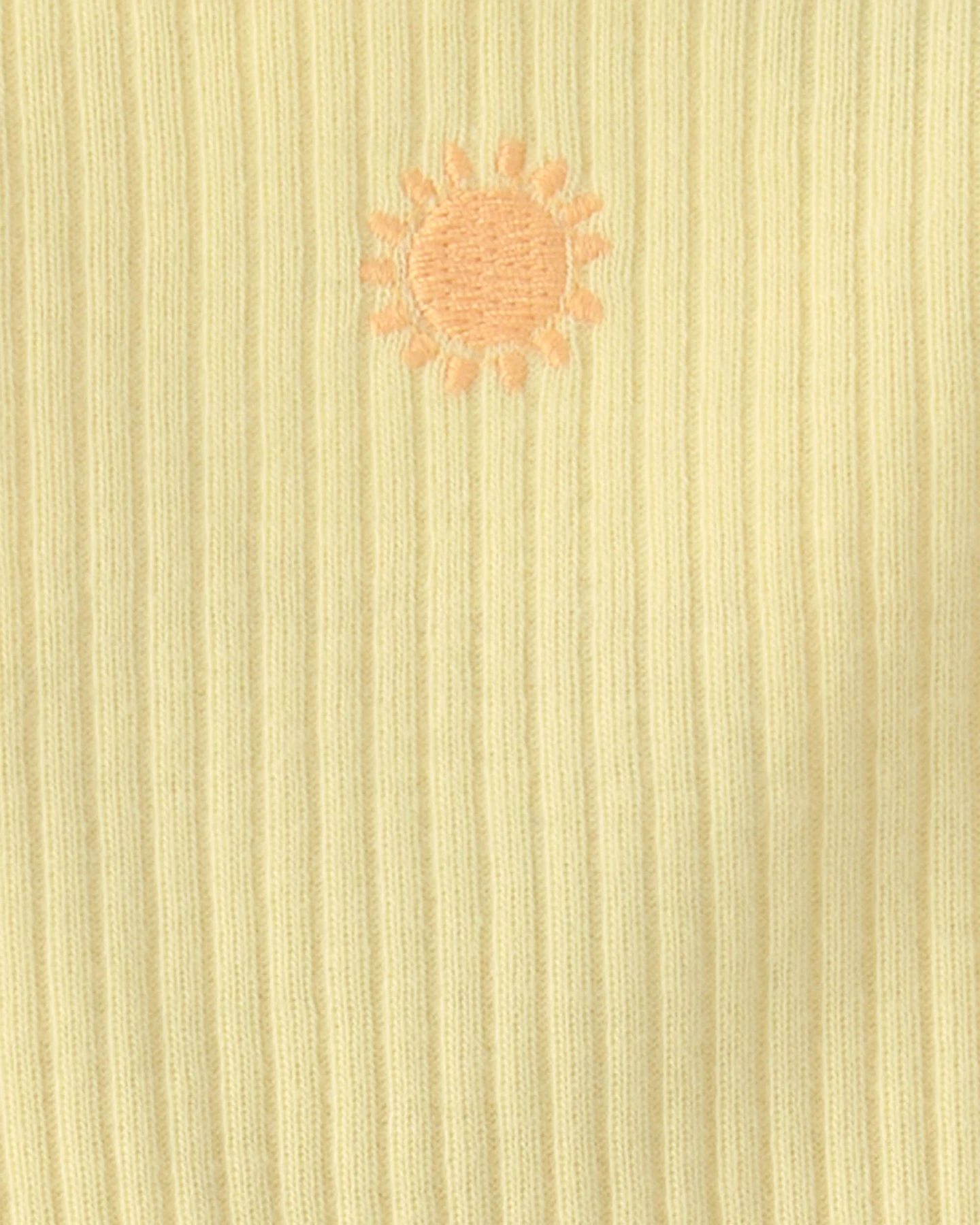 Baby Girl Sunshine Short-Sleeve Bodysuit Dress - Yellow Gallery