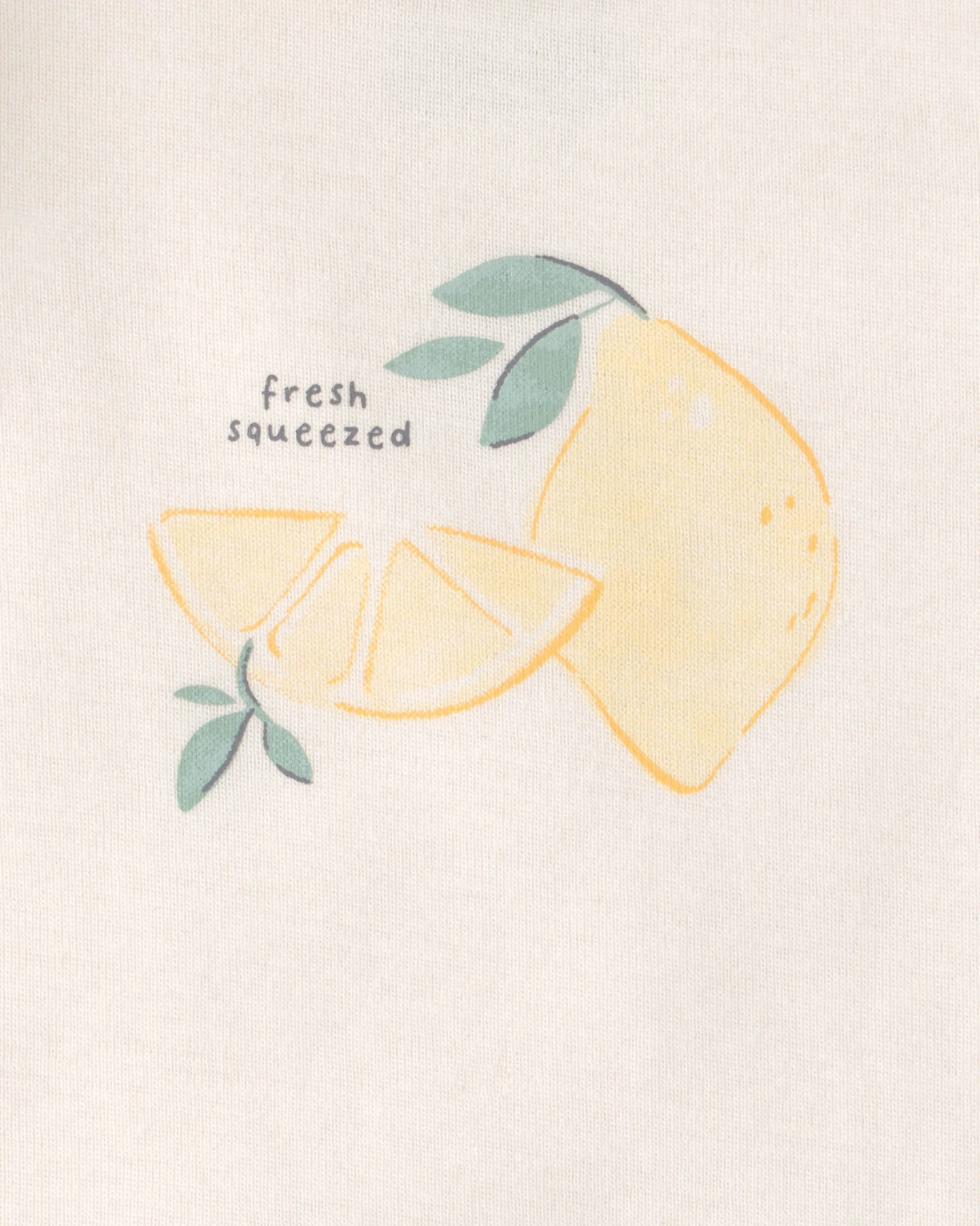  Baby Girl 3-Piece Lemon Bodysuits & Pant Set - Yellow/White Gallery