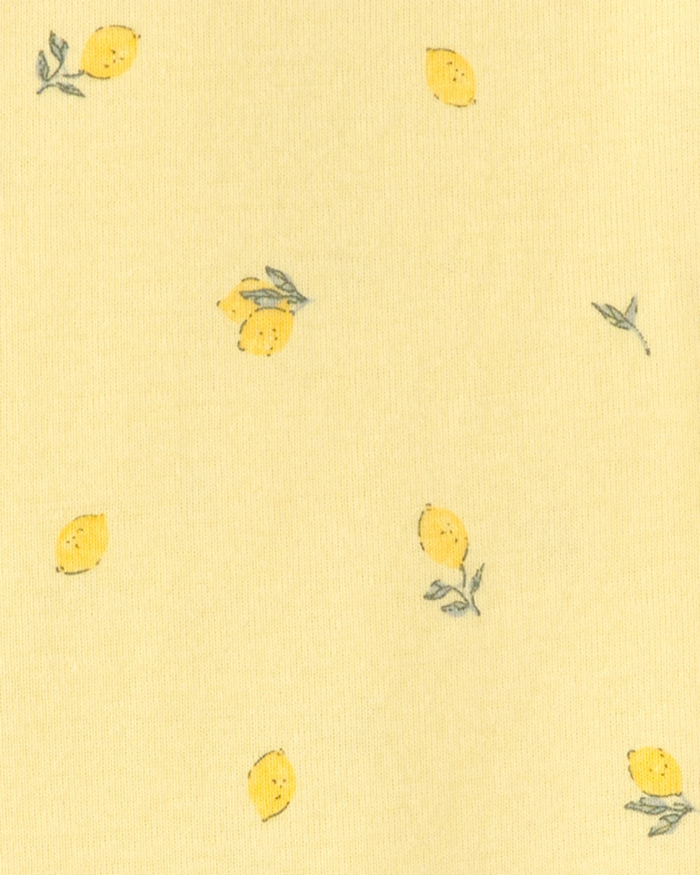  Baby Lemon 100% Cotton Snug Fit 1-Piece Pyjama Set - Yellow Gallery