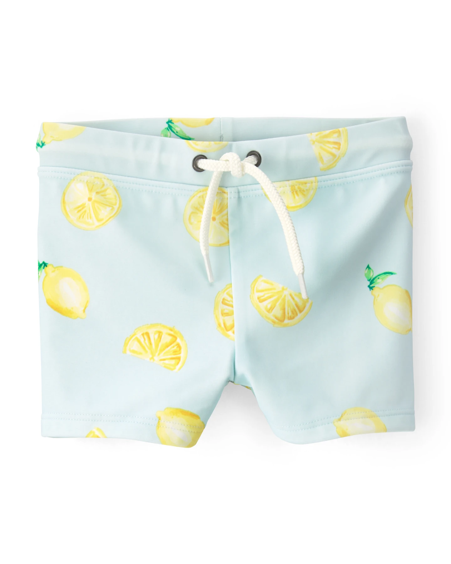  Baby Boy 2-Piece Lemon Rashguard Swimsuit Set - Yellow/Blue Gallery