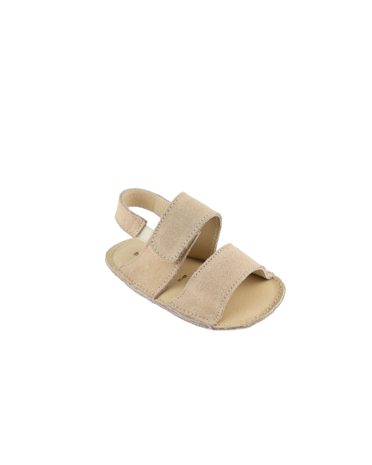 Double Strap Velcro Openings Suede Leather Sandal Gallery