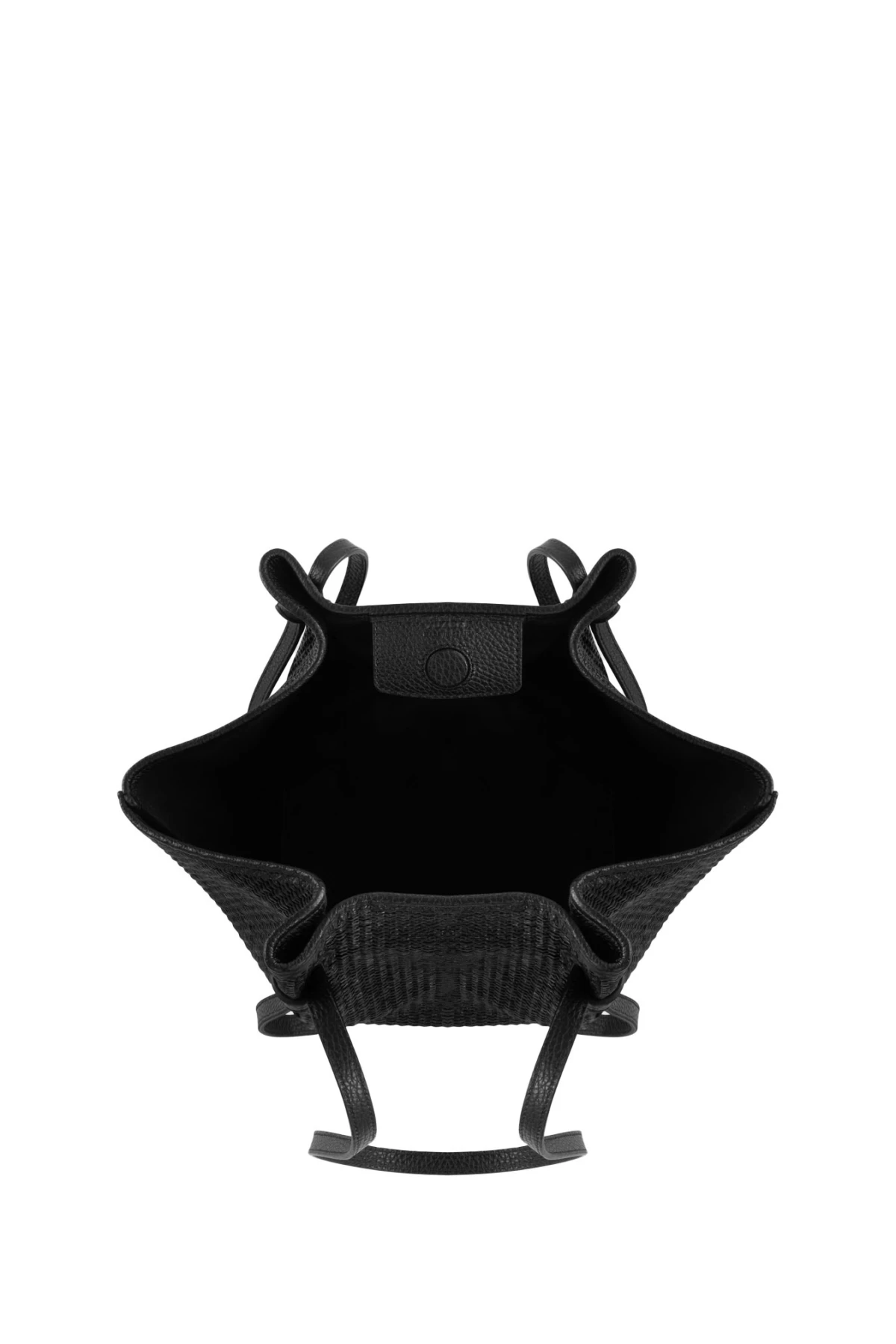 Hand-Woven Raffia Mochi Tote Bag with Sculptural Silhouette Gallery