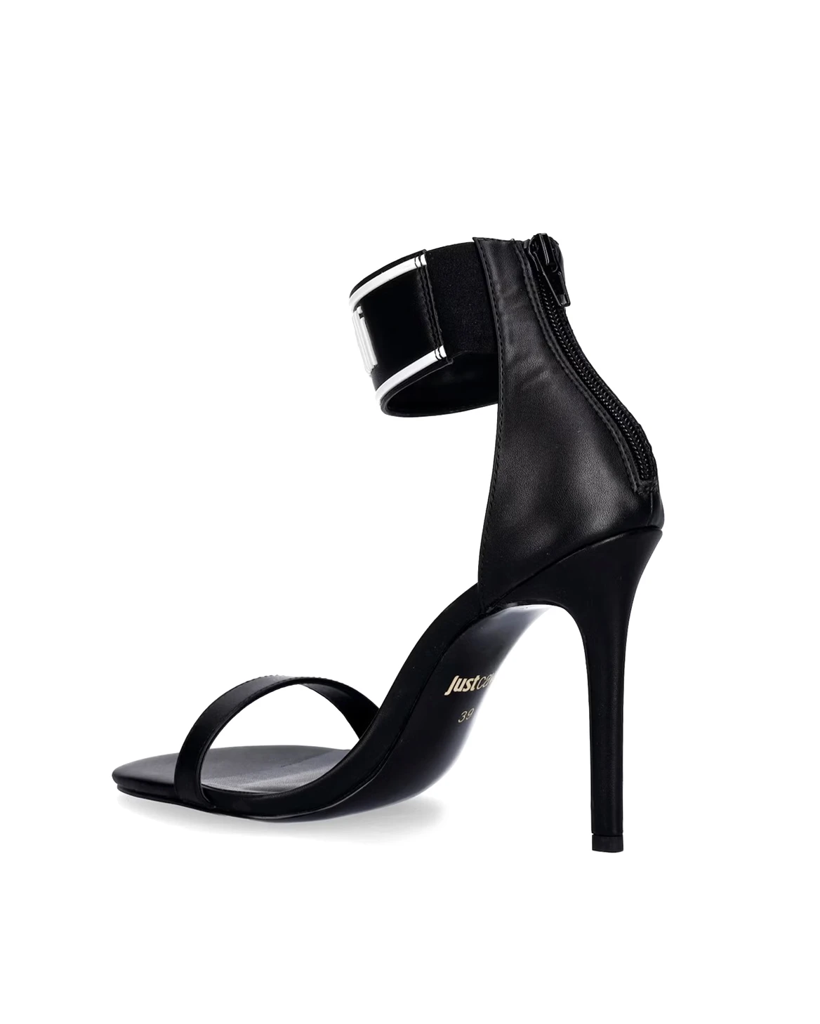 Logo Ankle-Strap Stiletto Sandals Gallery