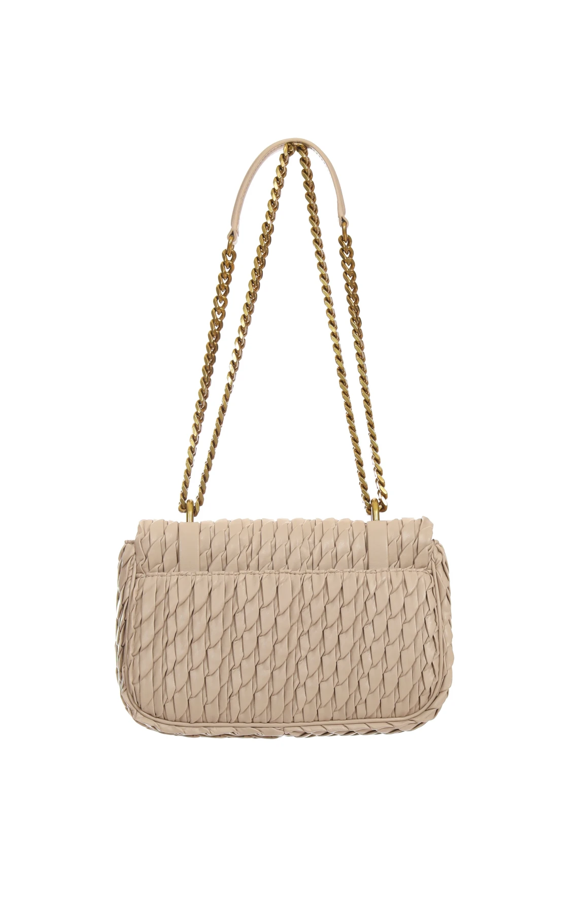 Ruched Crossbody Bag with Buckle Detail Gallery