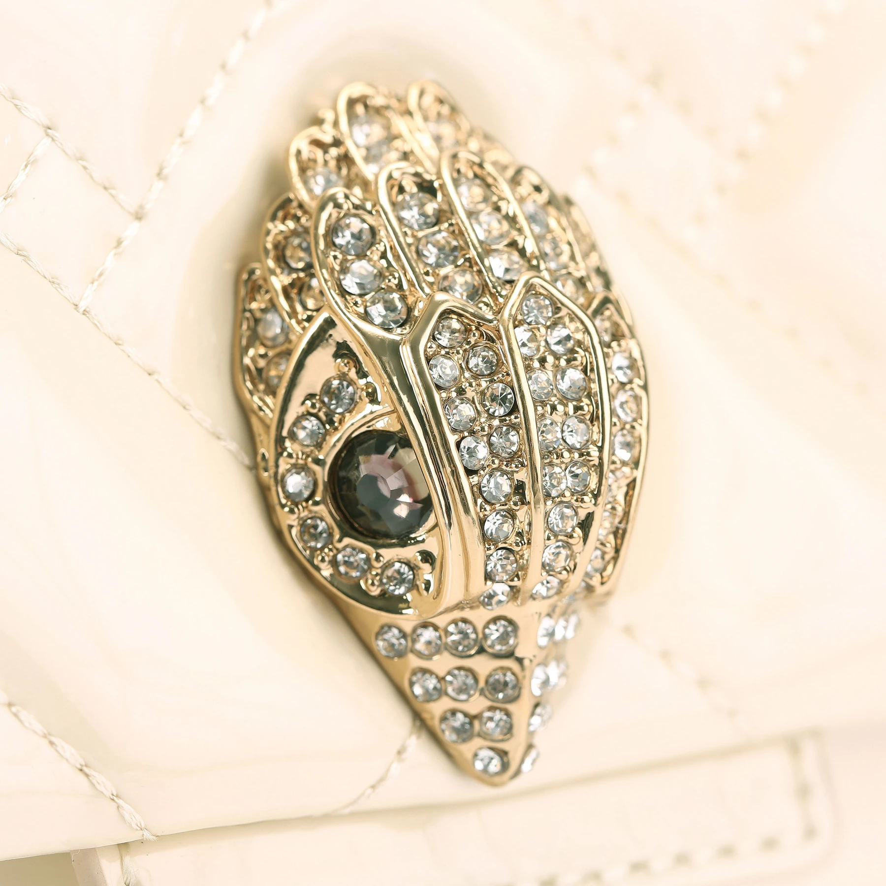 Mini Quilted Leather Kensington Chain Crossbody Bag Gallery