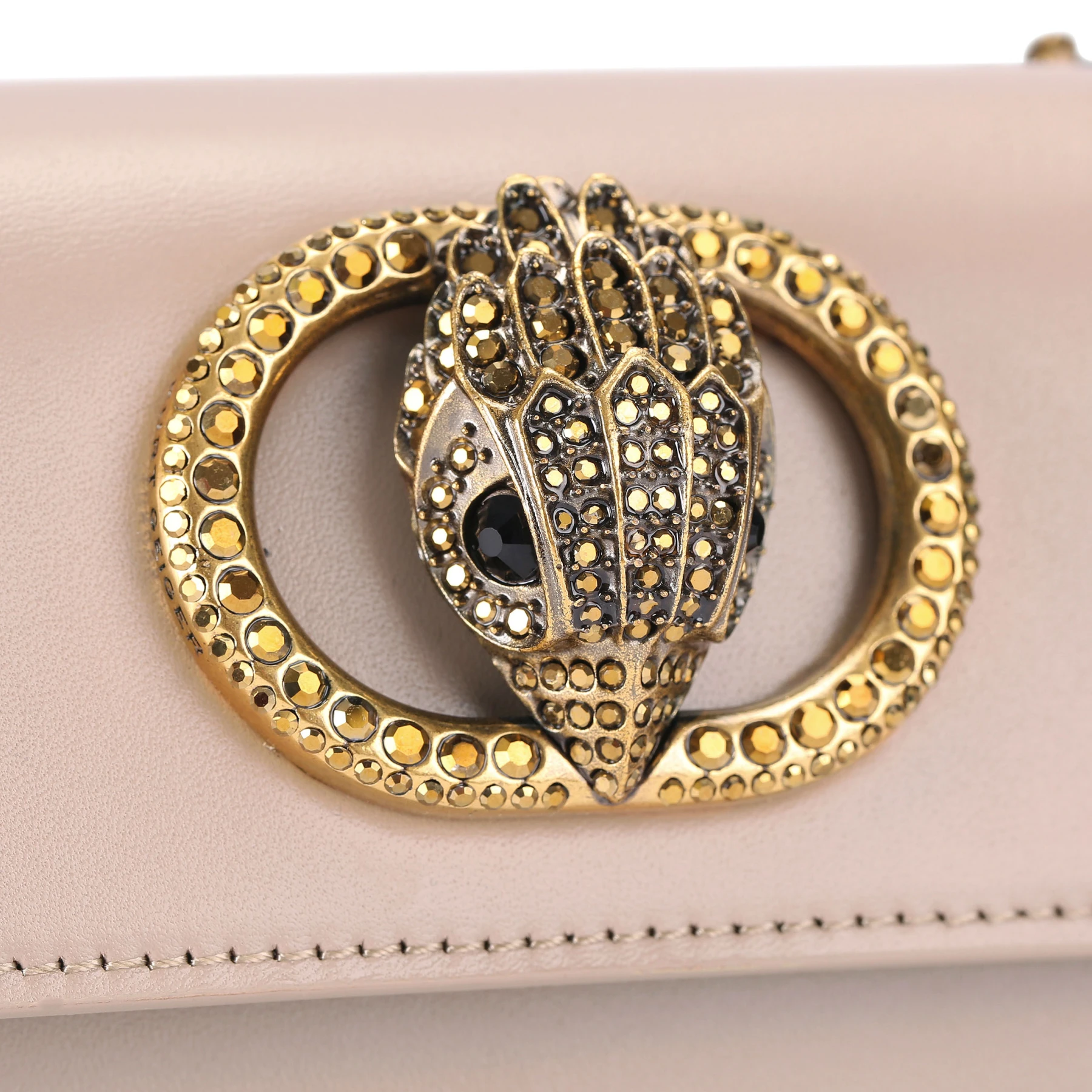 Smooth Leather Eagle Buckle Shoulder Bag Gallery