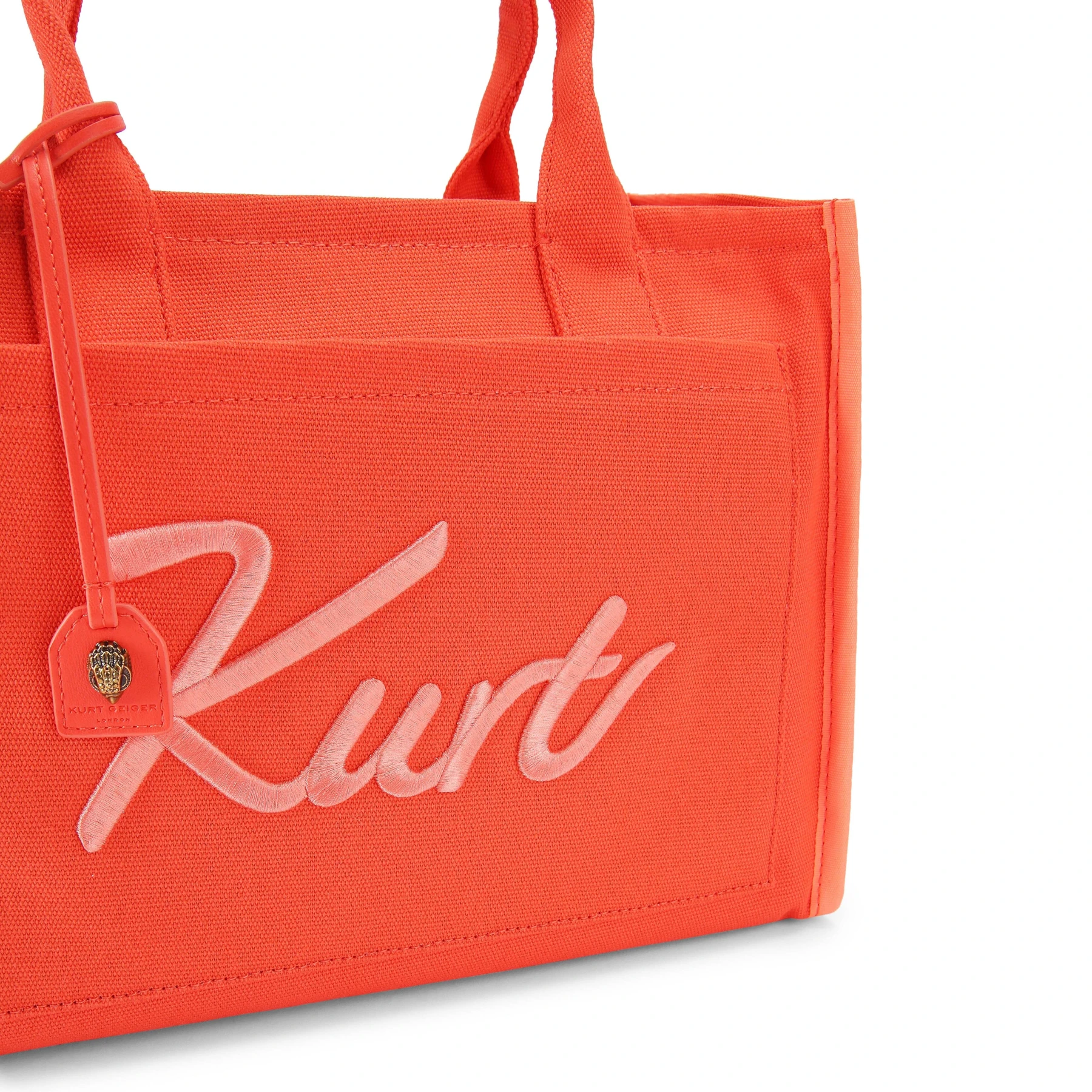 Orange Canva Kurt Tote Bag Gallery