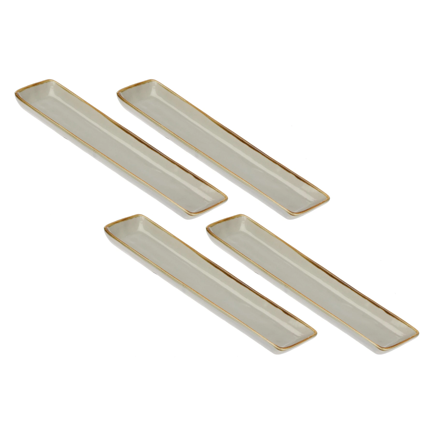 Rectangular Serving Plate Concerto 32x8cm Gallery