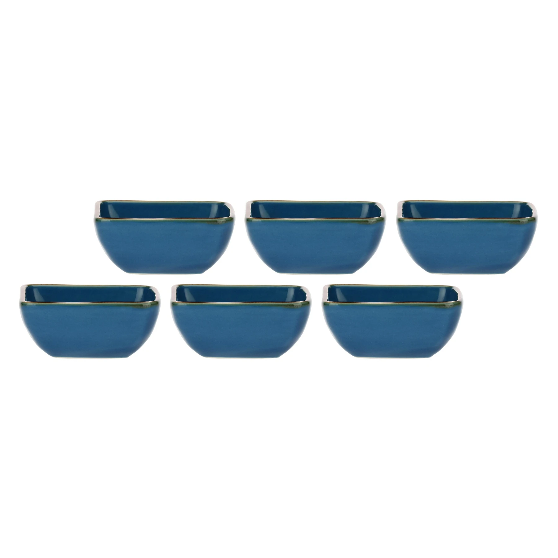 Blue Square Bowls, Concerto - Stoneware, 8x8 cm Gallery
