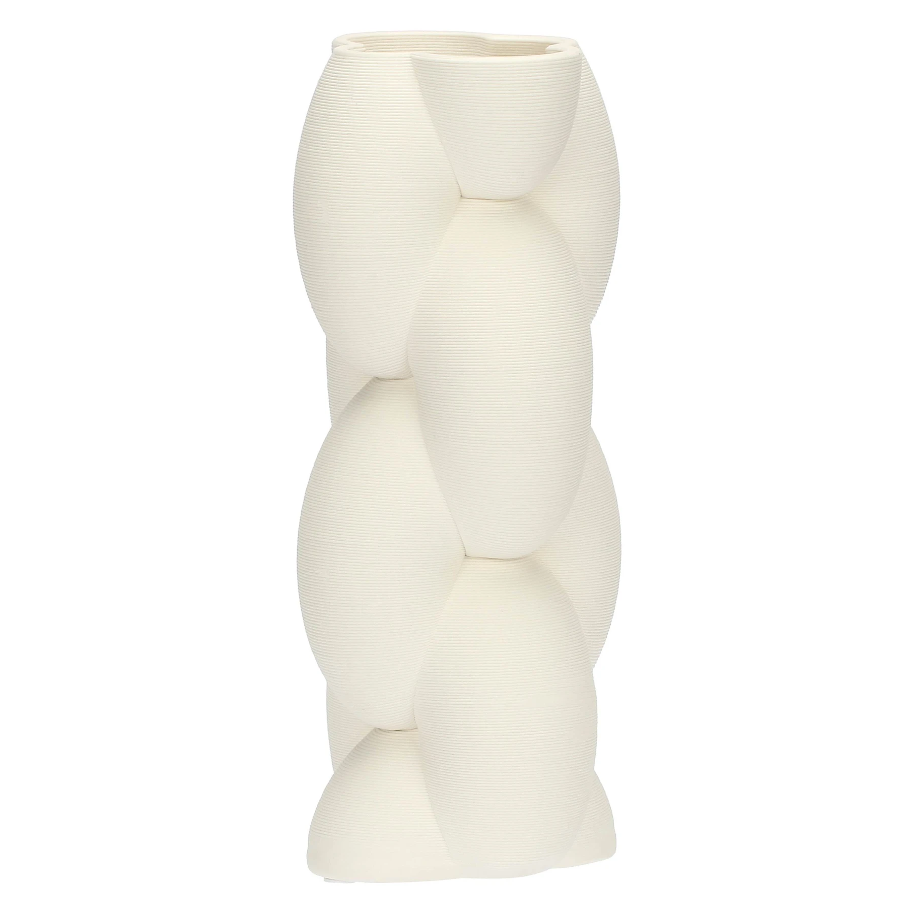 Deco Catena M Vase, Texture - Ceramic, 12 x 12 x 29.5 cm Gallery