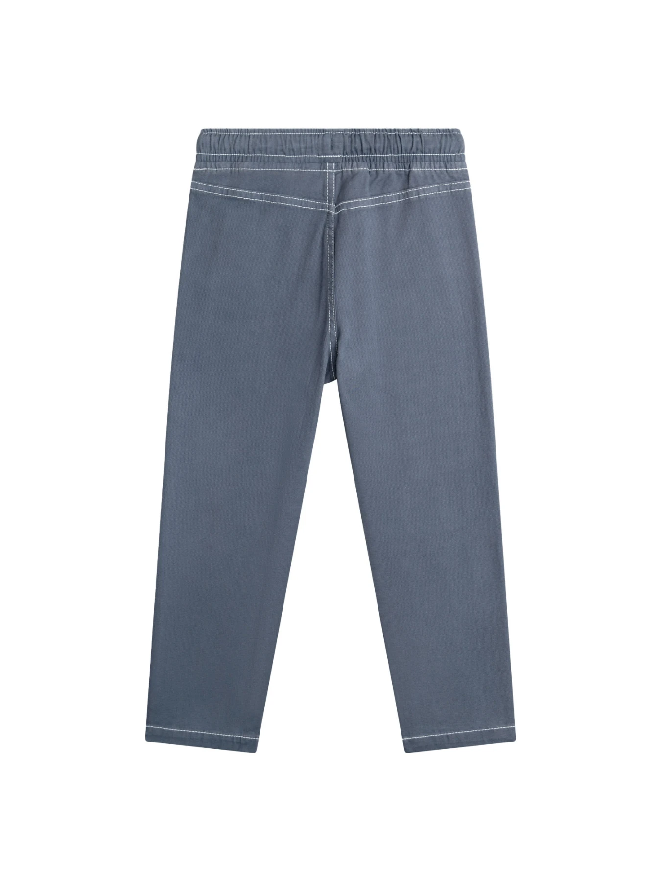 Elasticated Waistband Trousers with Contrasting Seams for boys Gallery
