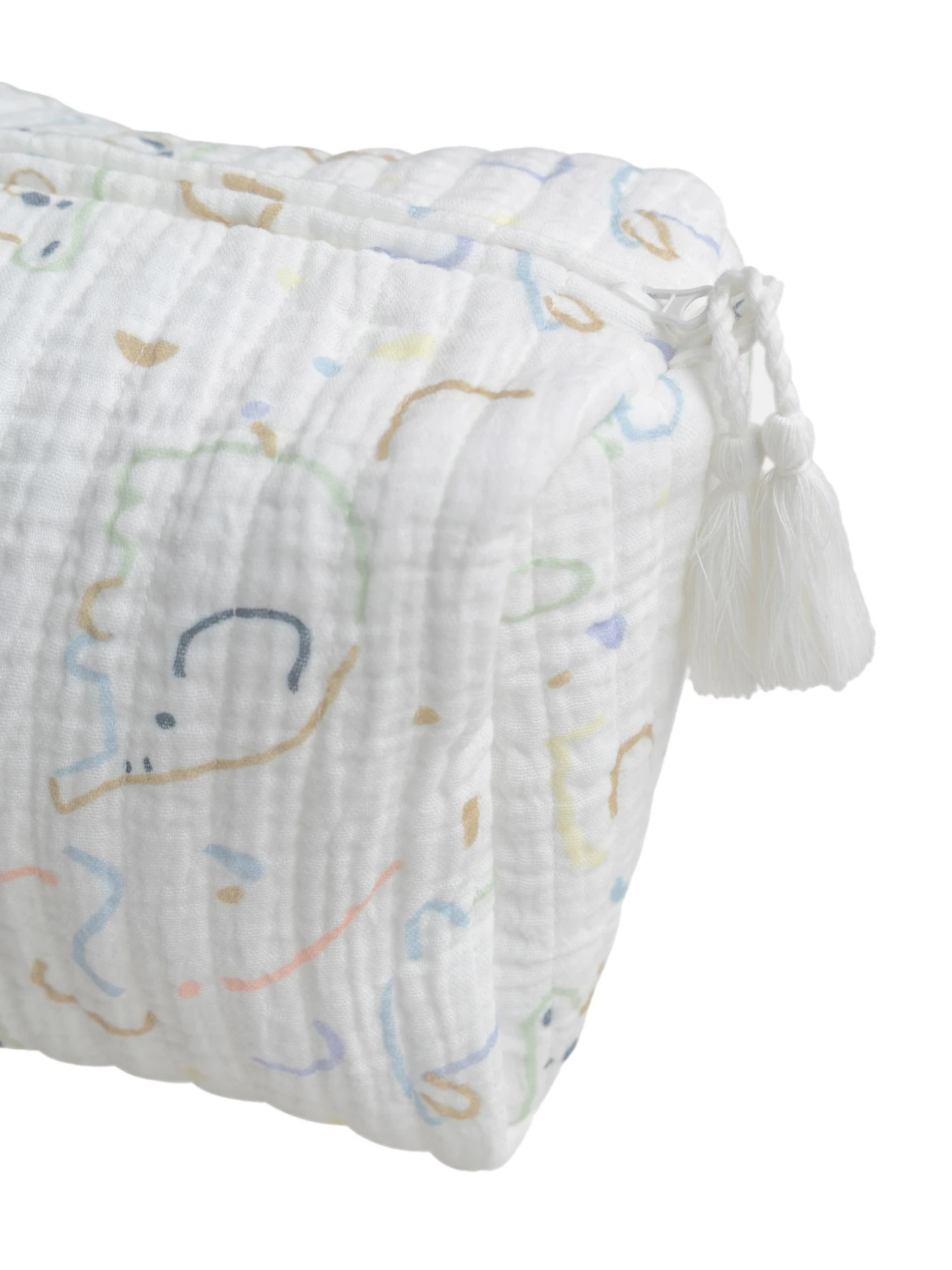 Fancy Print Pouch with Pom Pom Gallery