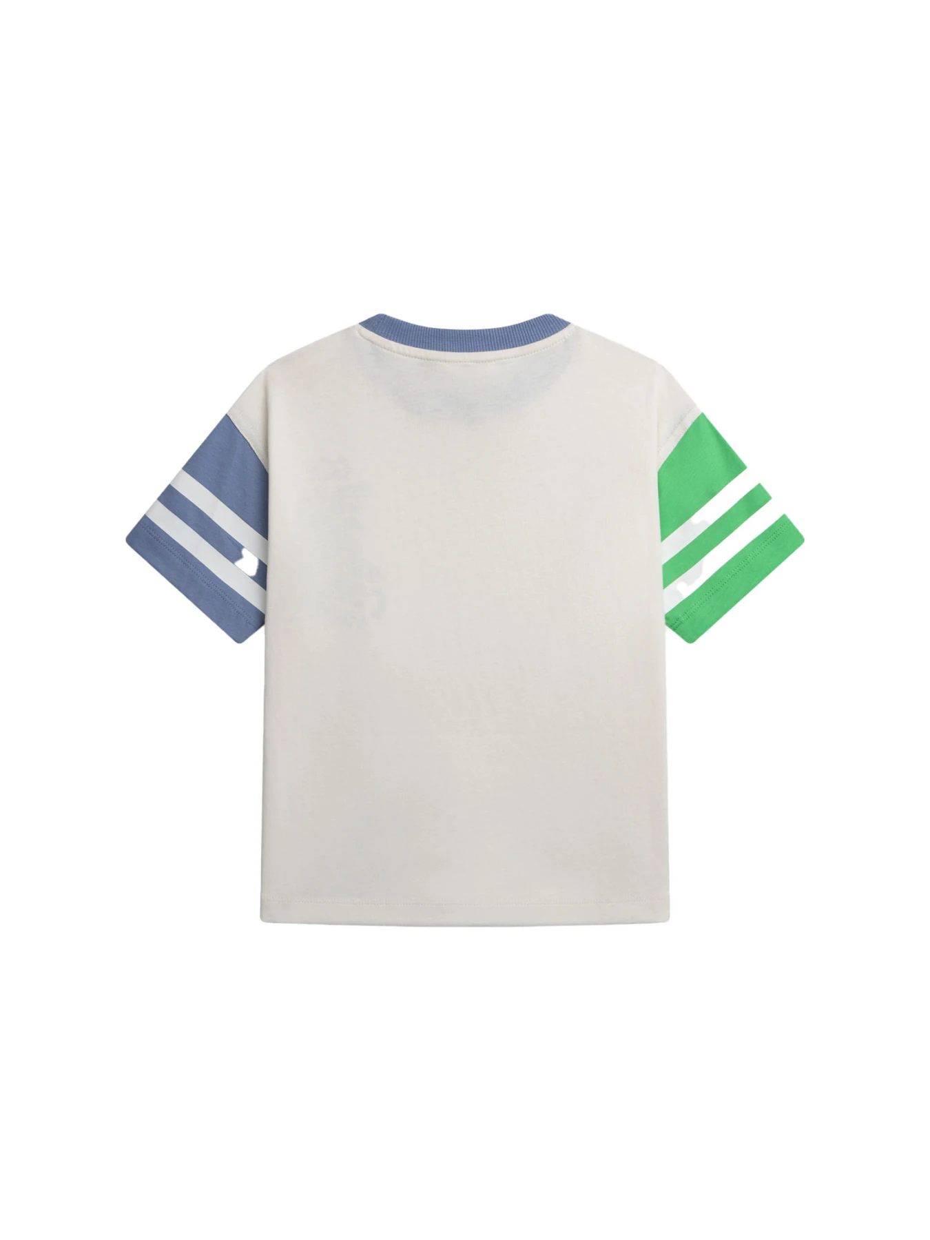 Kids Boys Cool Skater" Dino Colorblock Short Sleeve T-shirt Gallery