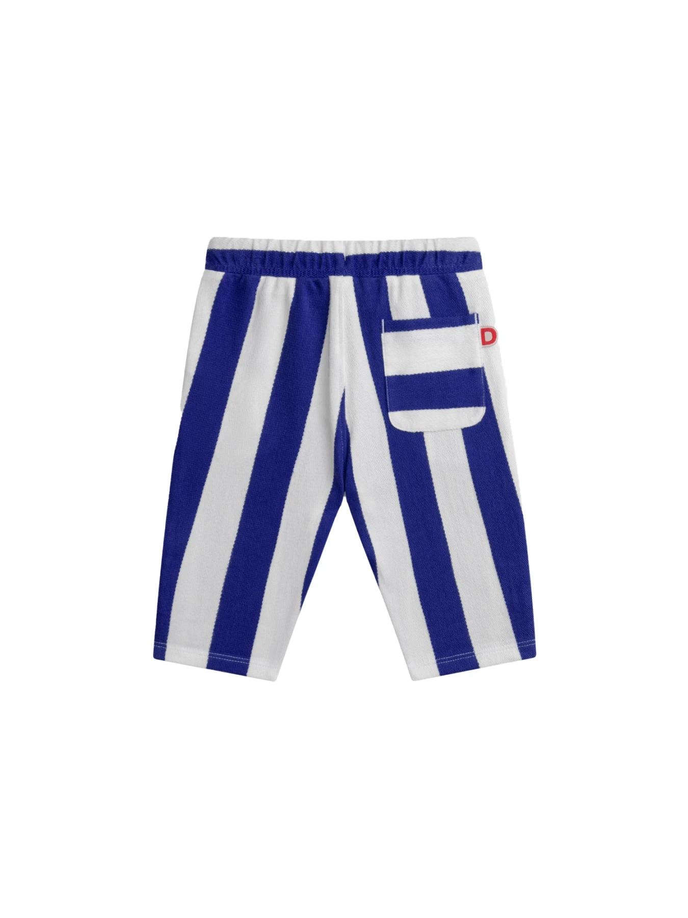 Bold Blue & White Striped Trousers Gallery