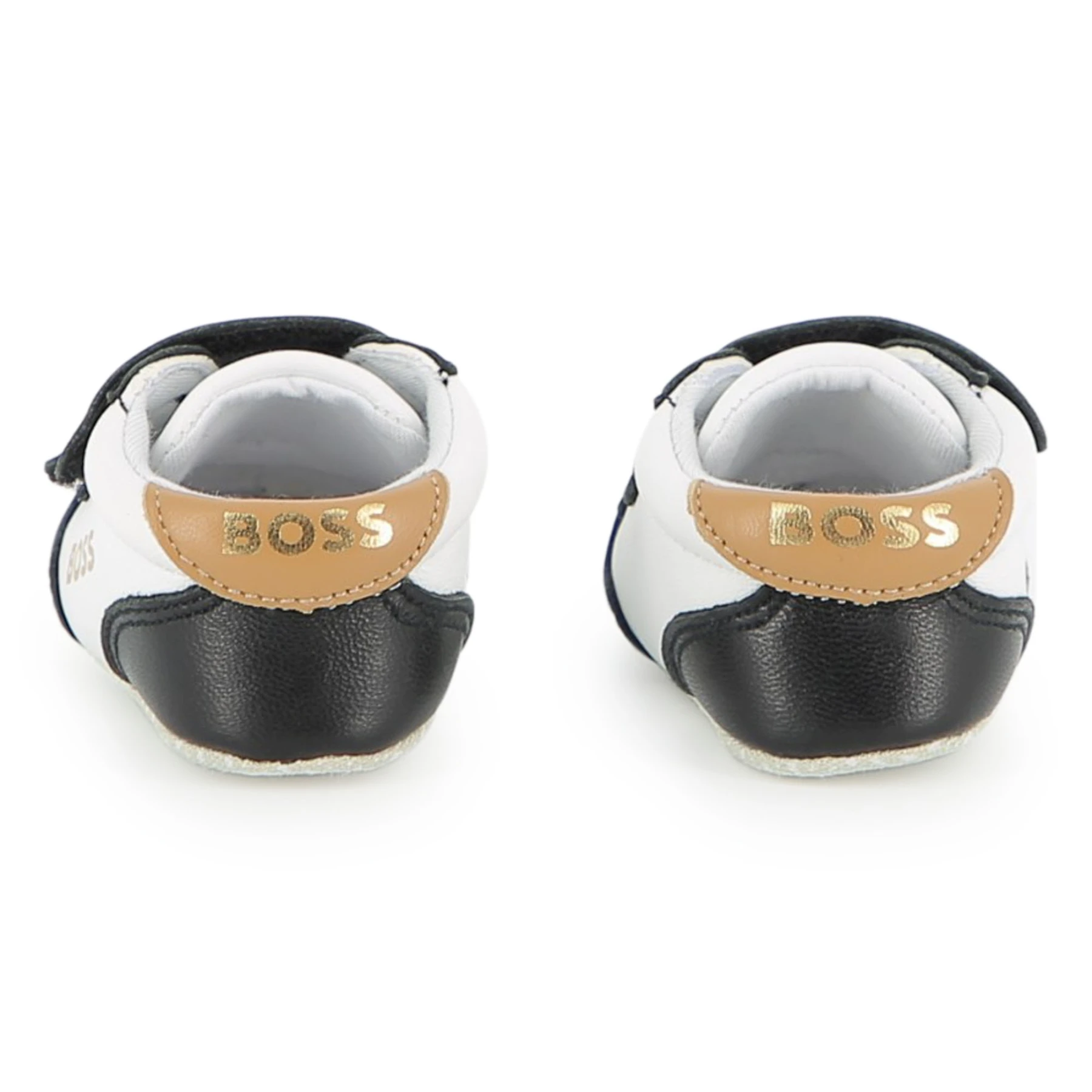 Panelled Soft Baby Leather Sneakers Gallery