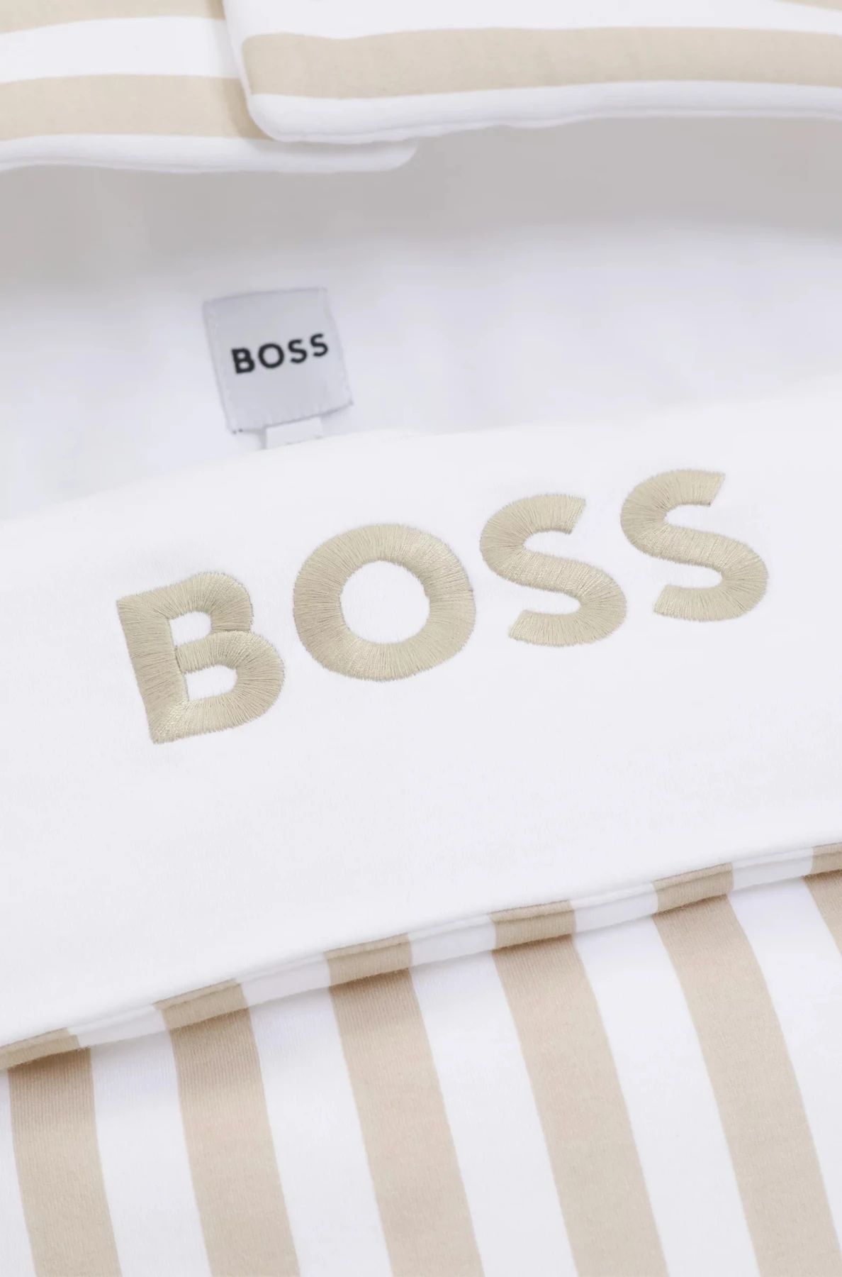 Cotton Striped Baby Sleeping Bag with Embroidered Logo Gallery