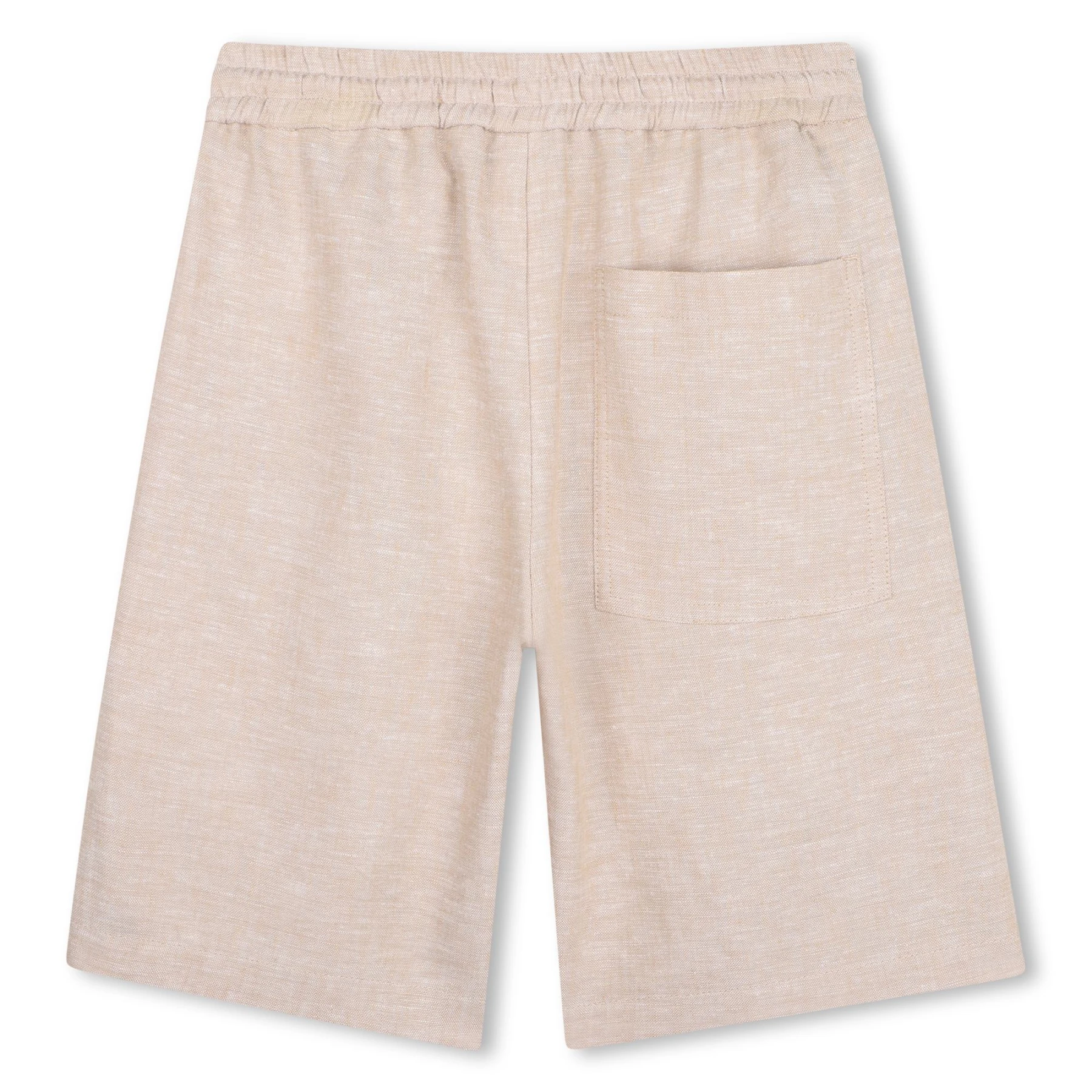 Elasticated Waistband Shorts with Tonal Stitching Gallery