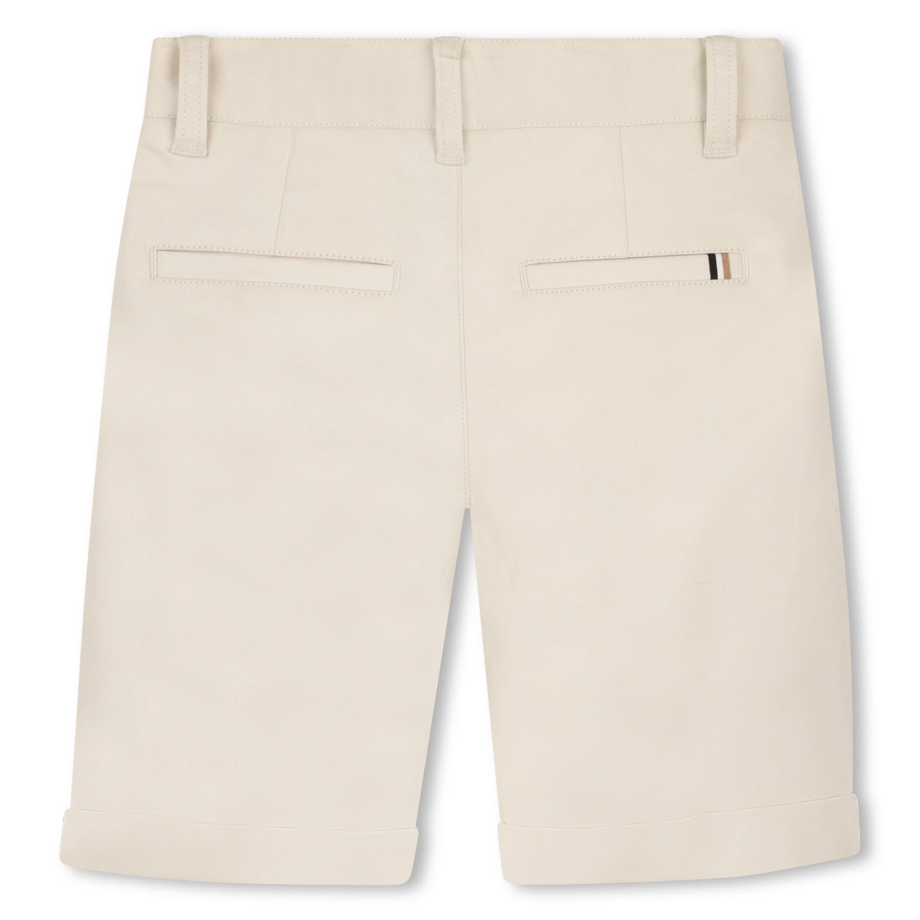 Button Turn-up Bermuda Cotton Shorts Gallery