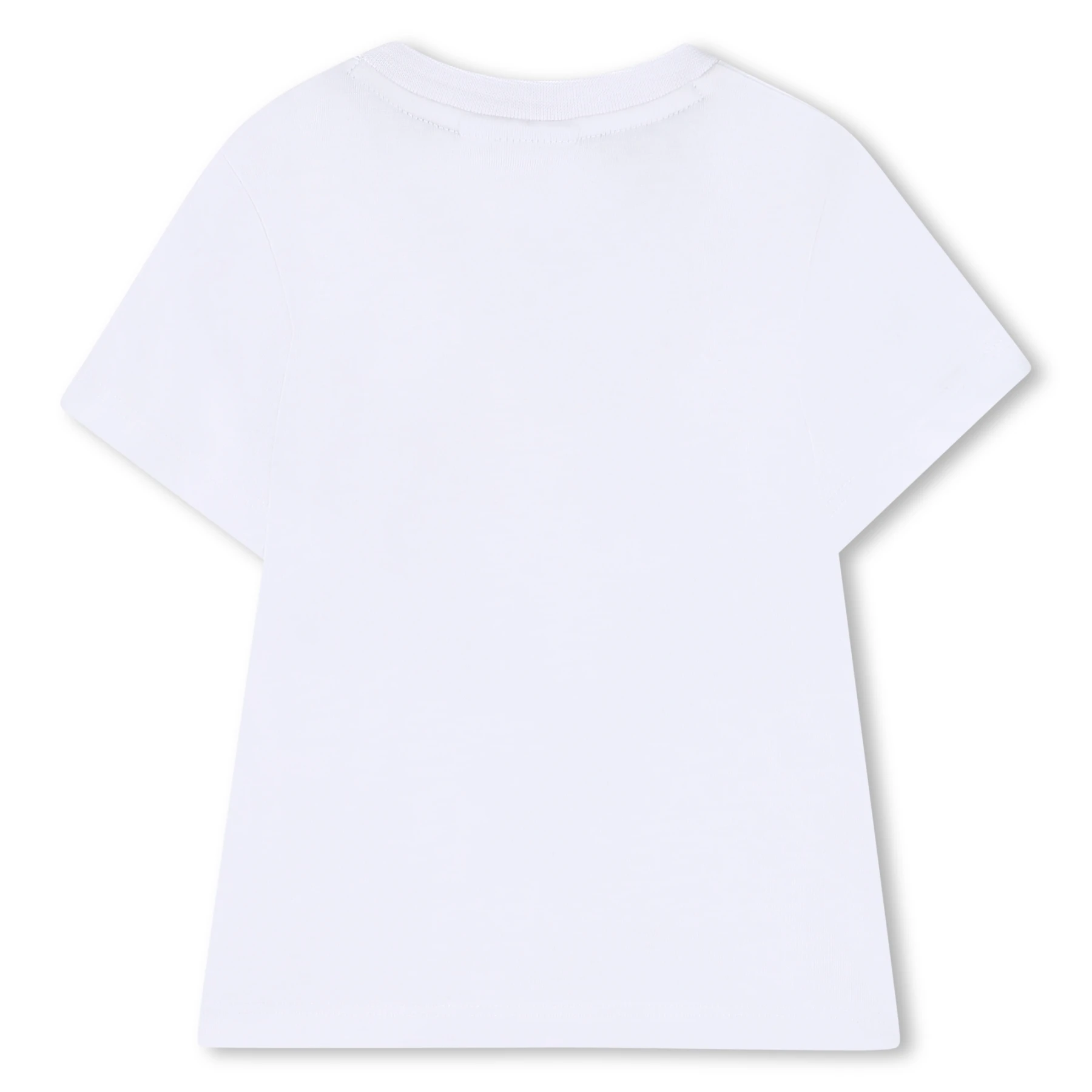Halftone "Box" Logo Print Short Sleeve Cotton T-Shirt Gallery