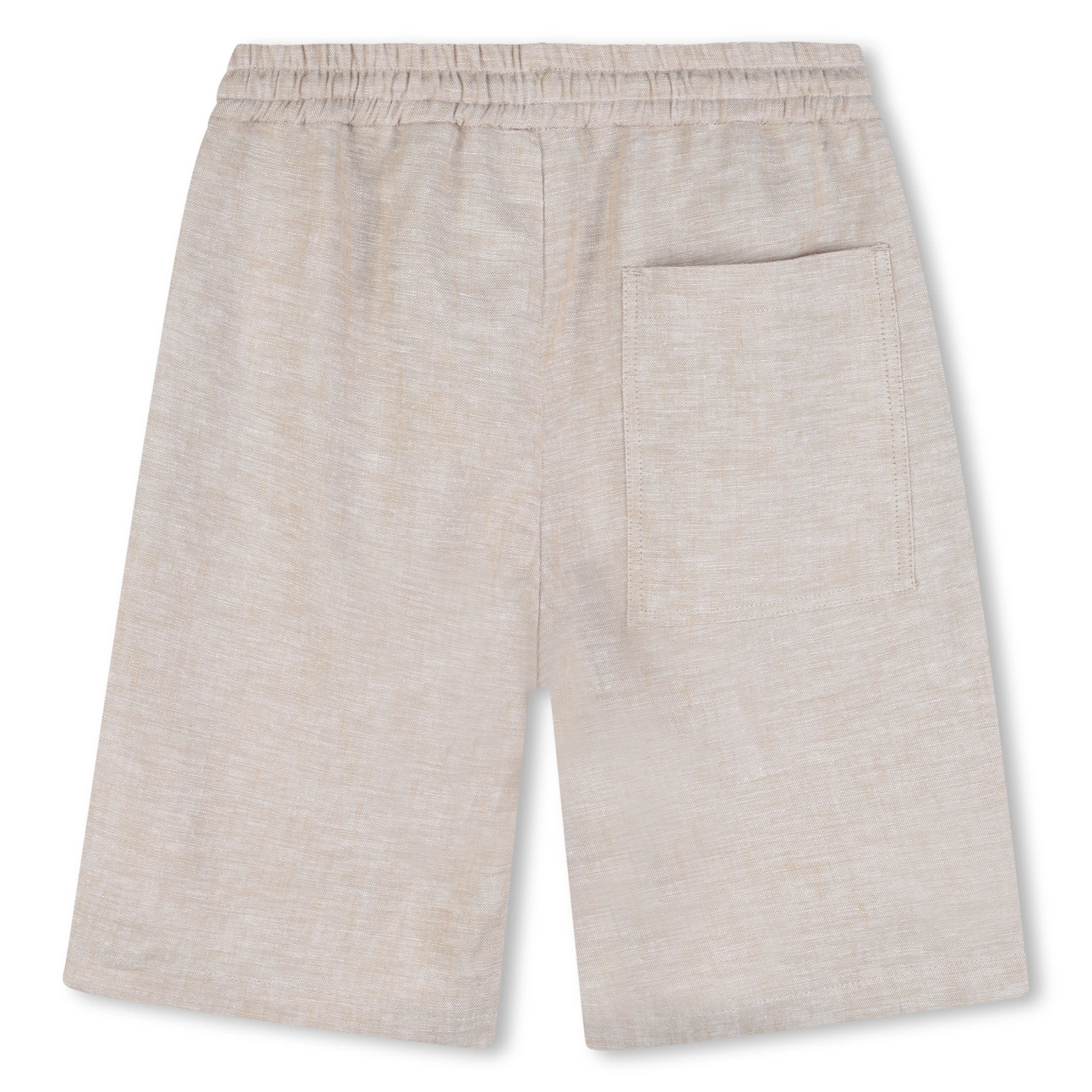 Seam Pocket Drawstring Linen Shorts Gallery