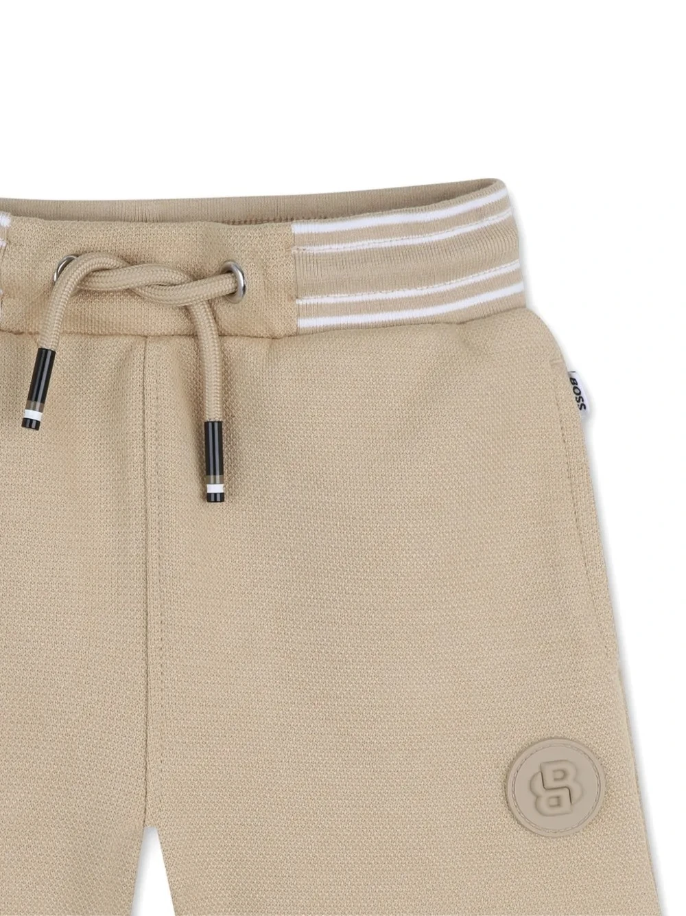 Logo Striped Waistband Cotton Shorts Gallery