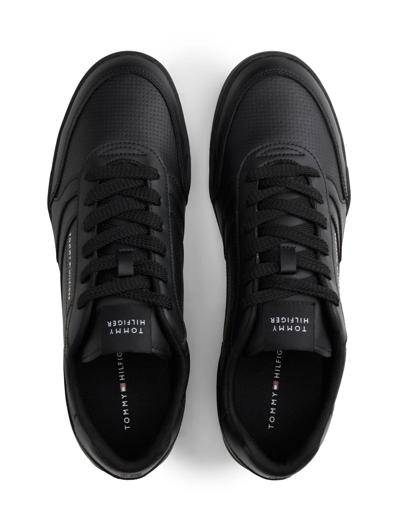 Leather Debossed Logo Cupsole Trainers  Gallery