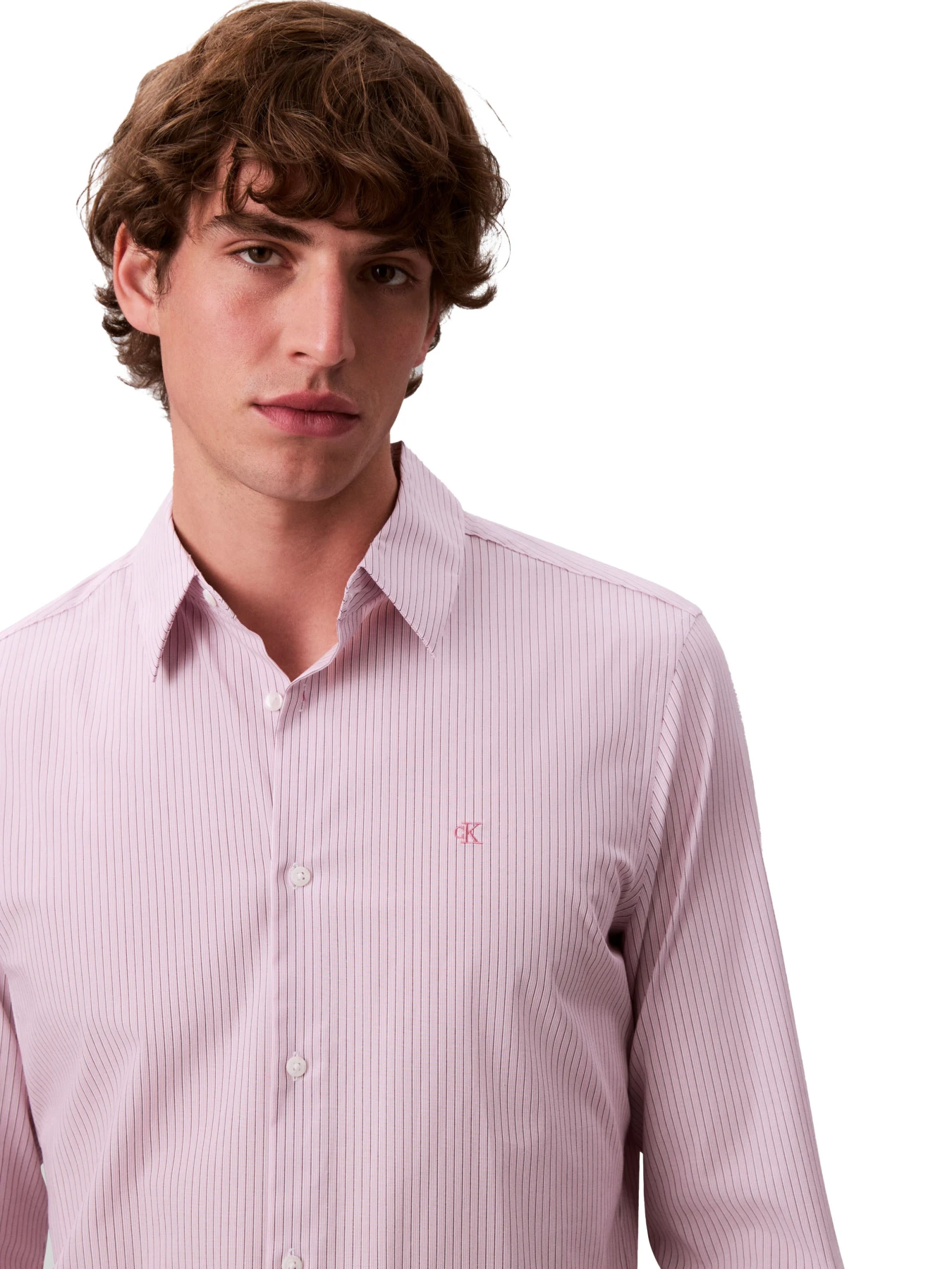 Thin Multi Stripe Stretch Slim Fit Shirt Gallery