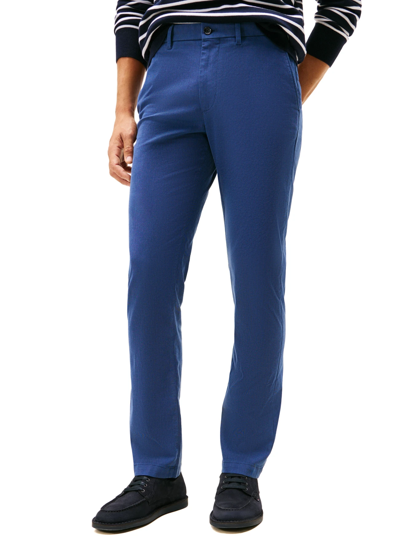 Straight Fit Cotton Trousers Gallery
