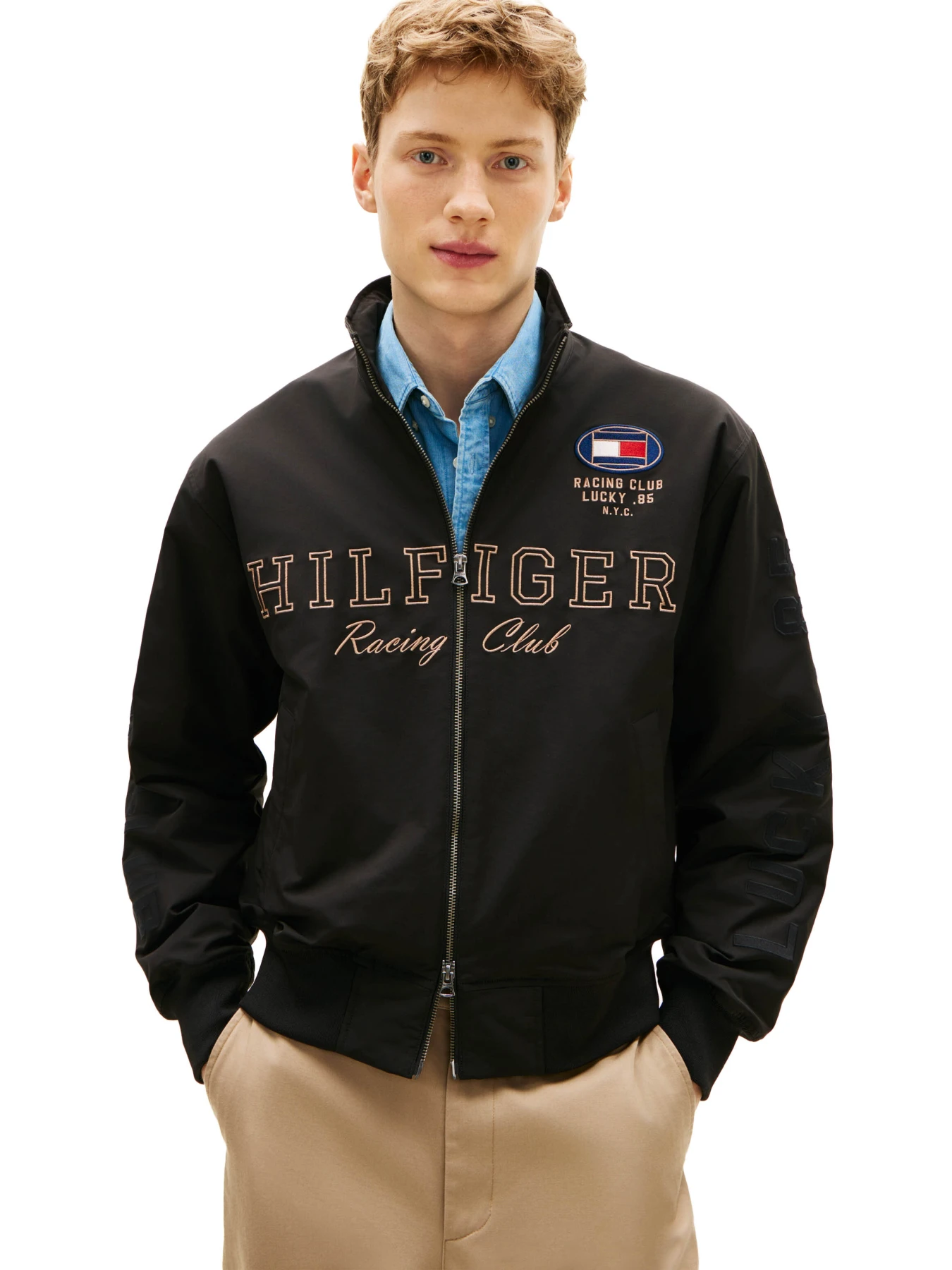 Logo Embroidery Racing Jacket Gallery