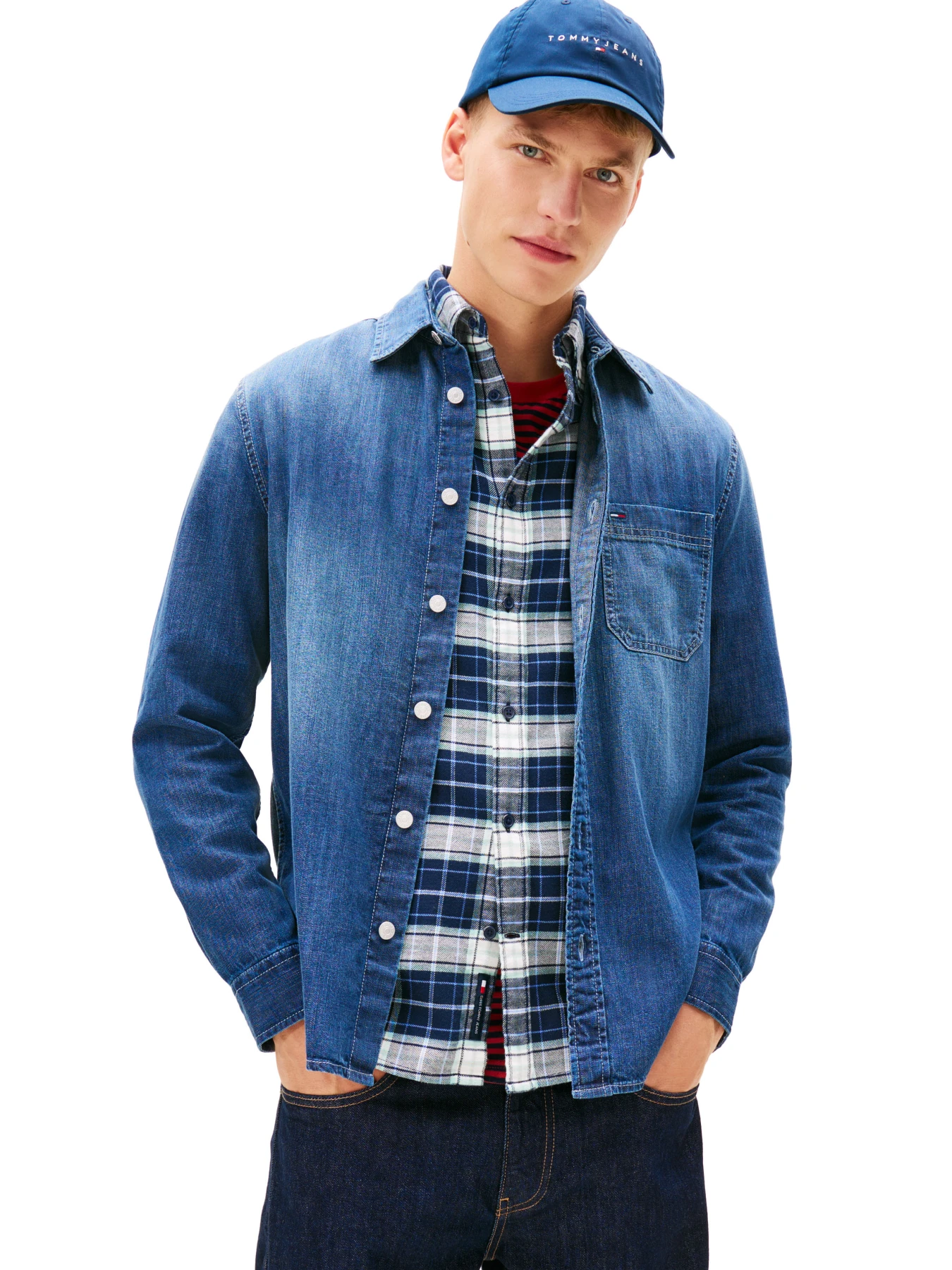 Regular Fit Denim Long Sleeve Shirt Gallery