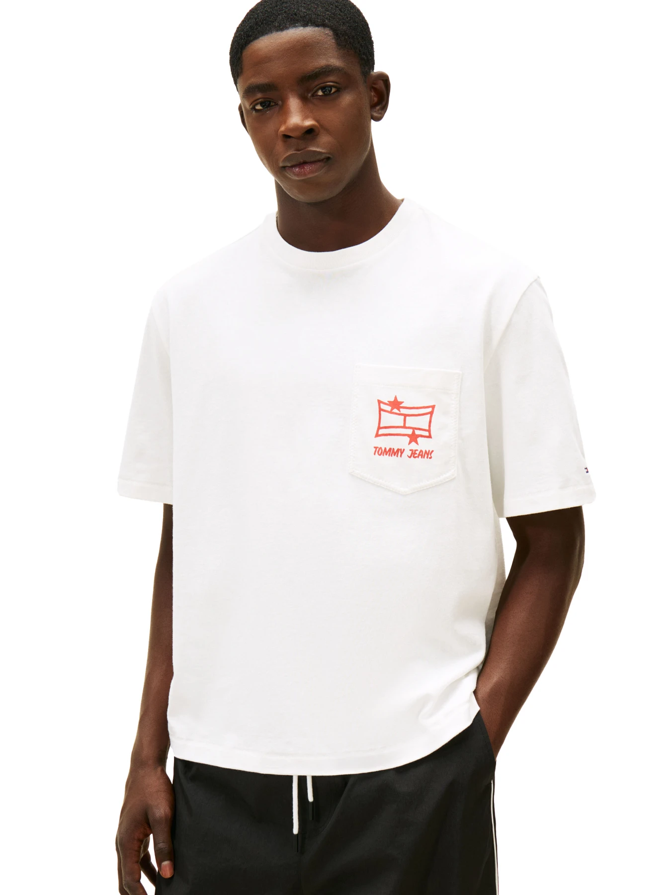 Cotton Short Sleeve T-shirt with Iconic Branding Gallery