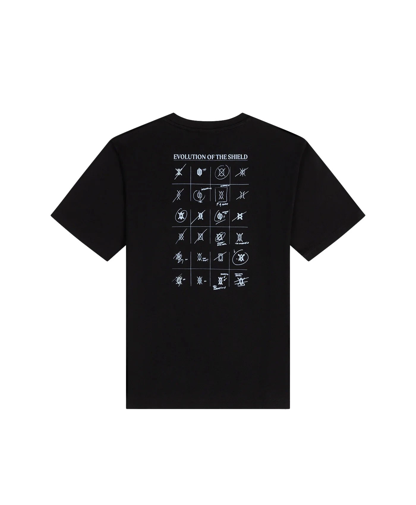 Cotton Black Shield Evolution Short Sleeve T-Shirt Gallery