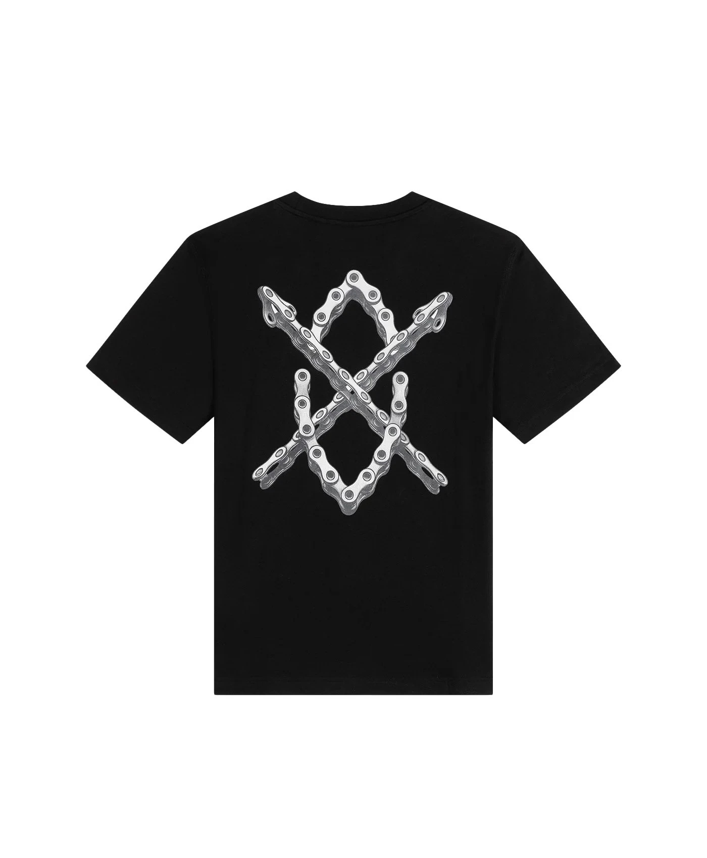 Black Chain Shield Short Sleeve T-Shirt Gallery