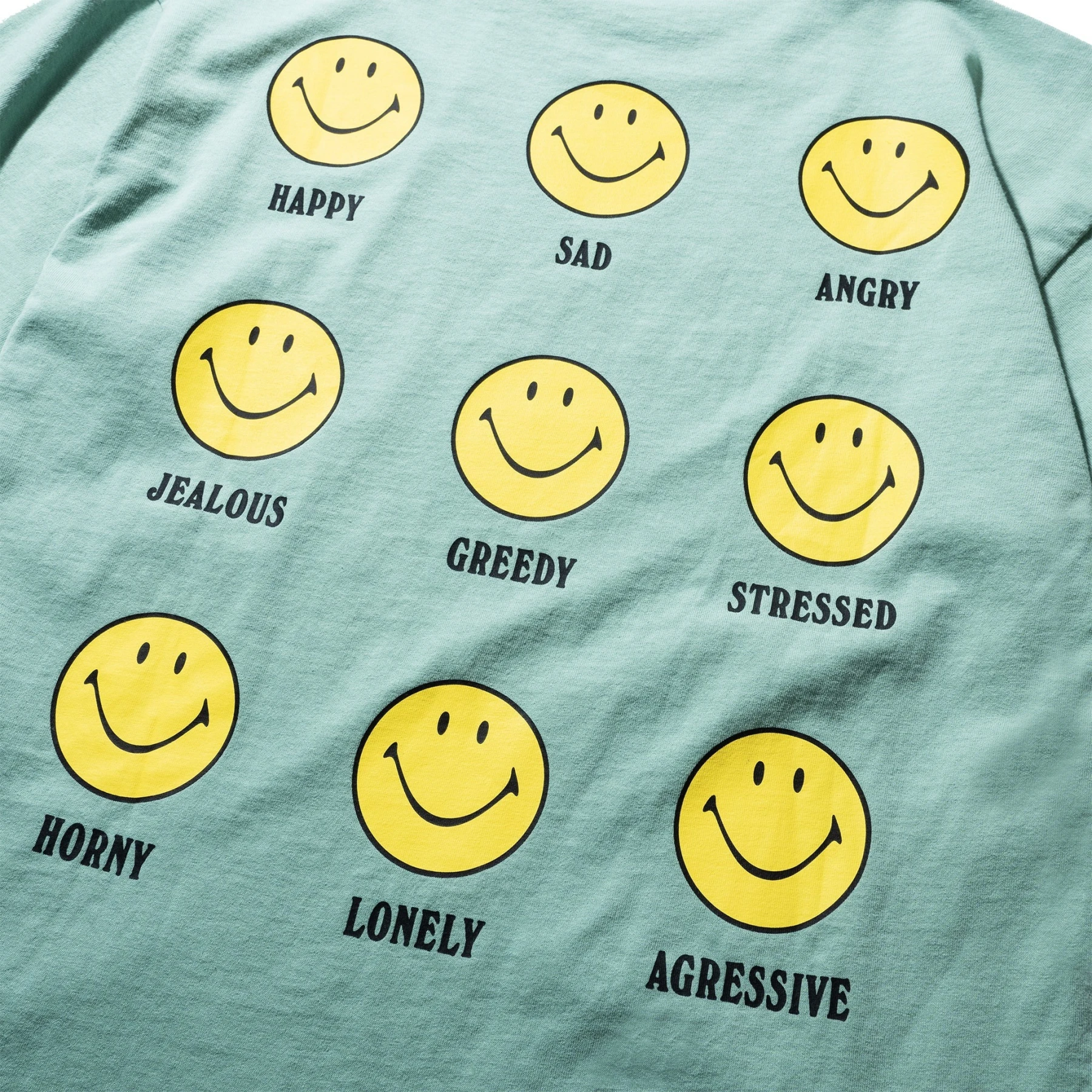 Smiley Mood Short Sleeve T-Shirt Gallery