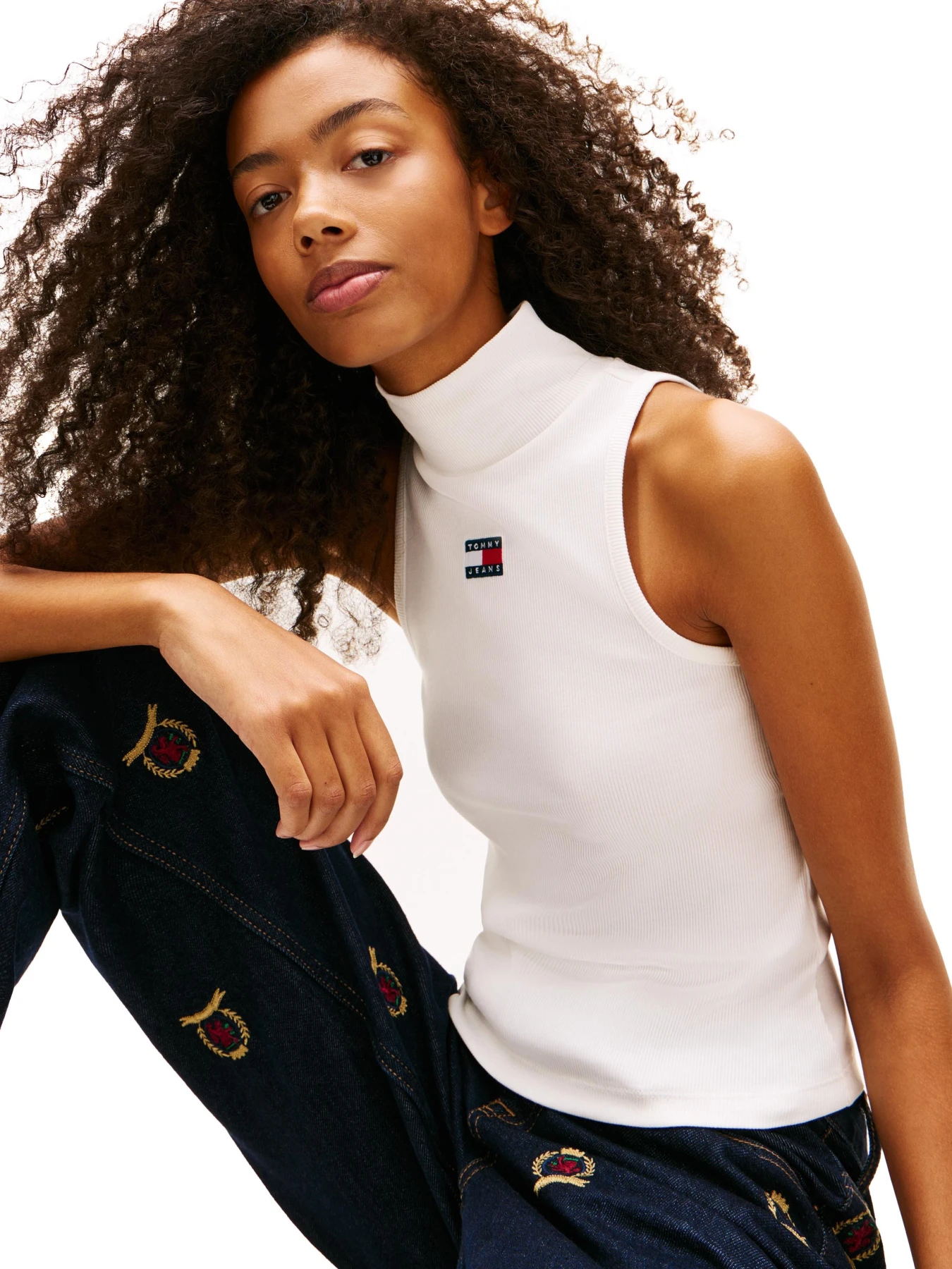 Tommy Badge Slim Fit Tank Top Gallery