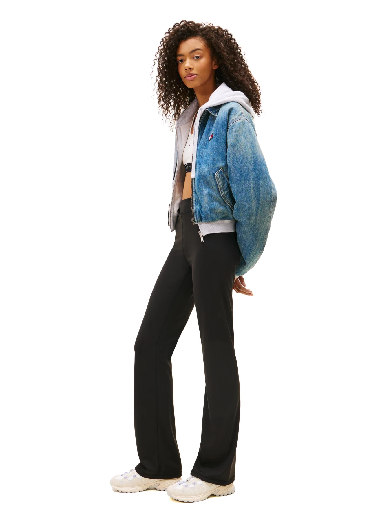 Logo Slim Kick Flare Leggings Gallery